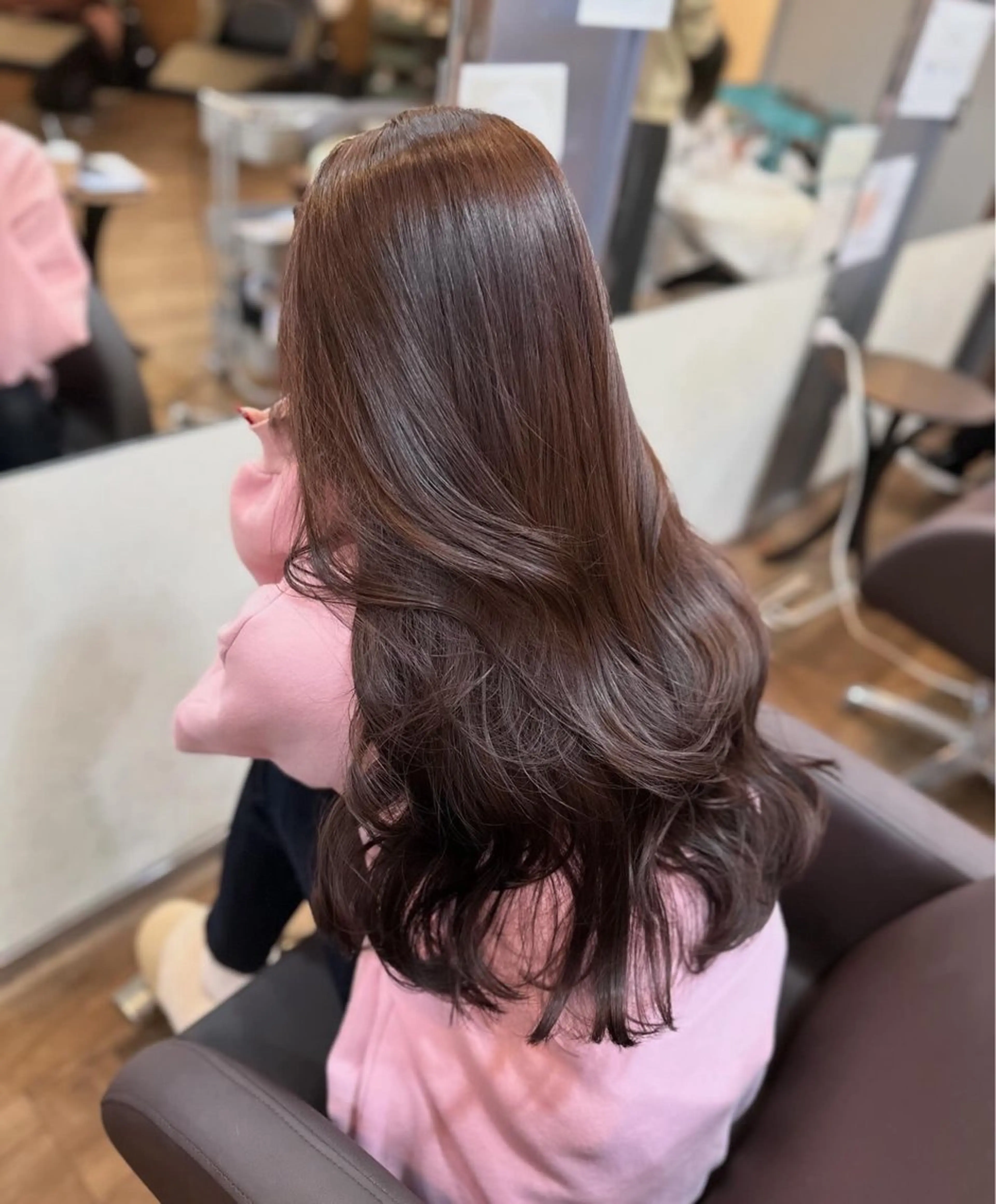 ロング カット ヘアカラー トリートメント 透明感韓国ヘア♡ みつきのヘアスタイル