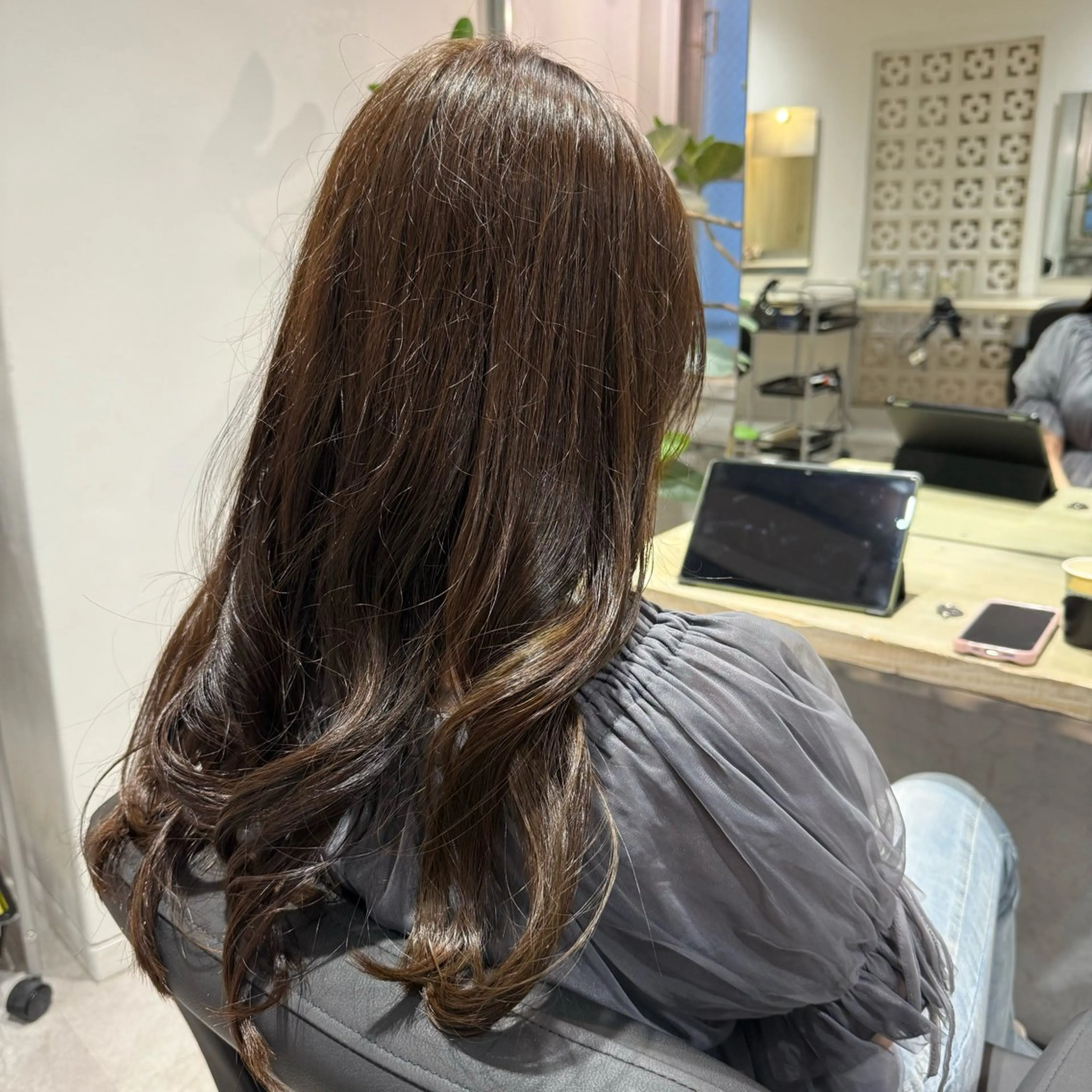 【超音波ケアで垢抜け美髪🌿】カット＋イルミナカラー＋3stepハホニコ＋超音波アイロン✨¥11500の写真