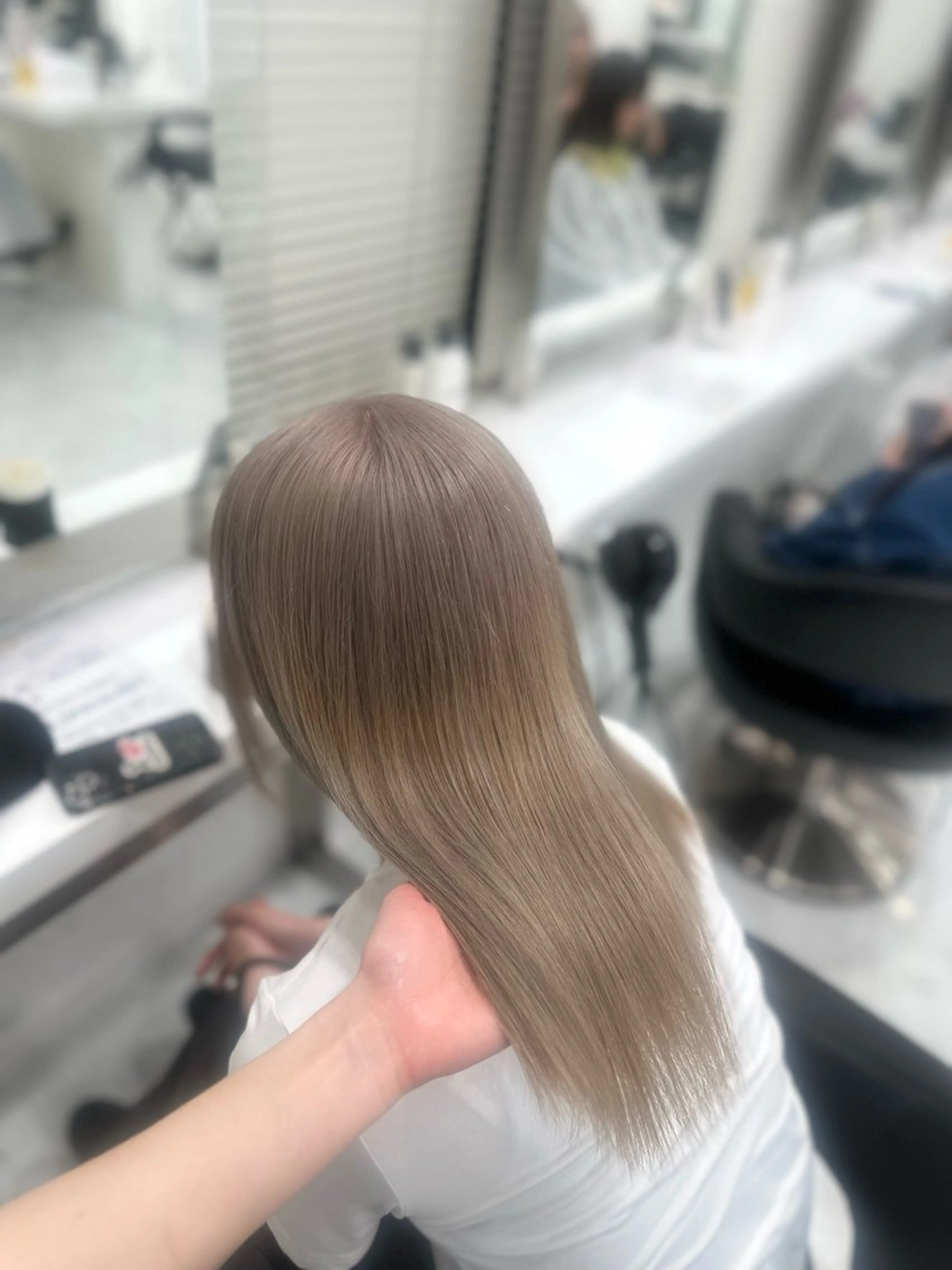 ロング 韓国ガーリー🤍ハイ トーン🤍Ayanaのヘアスタイル