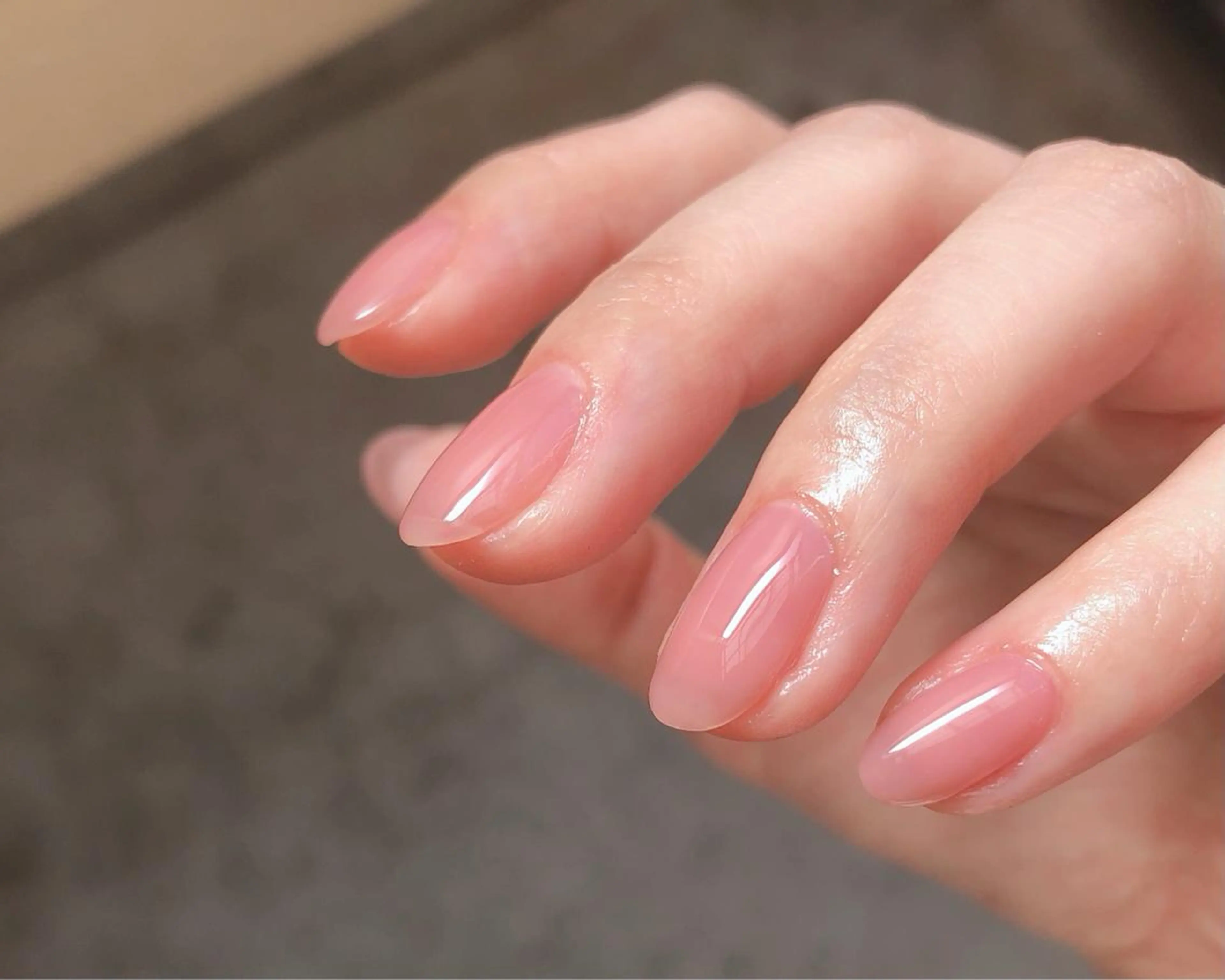 ネイル ワンカラーネイル シンプルネイル ハンドネイル saki_ nail heronのネイルデザイン