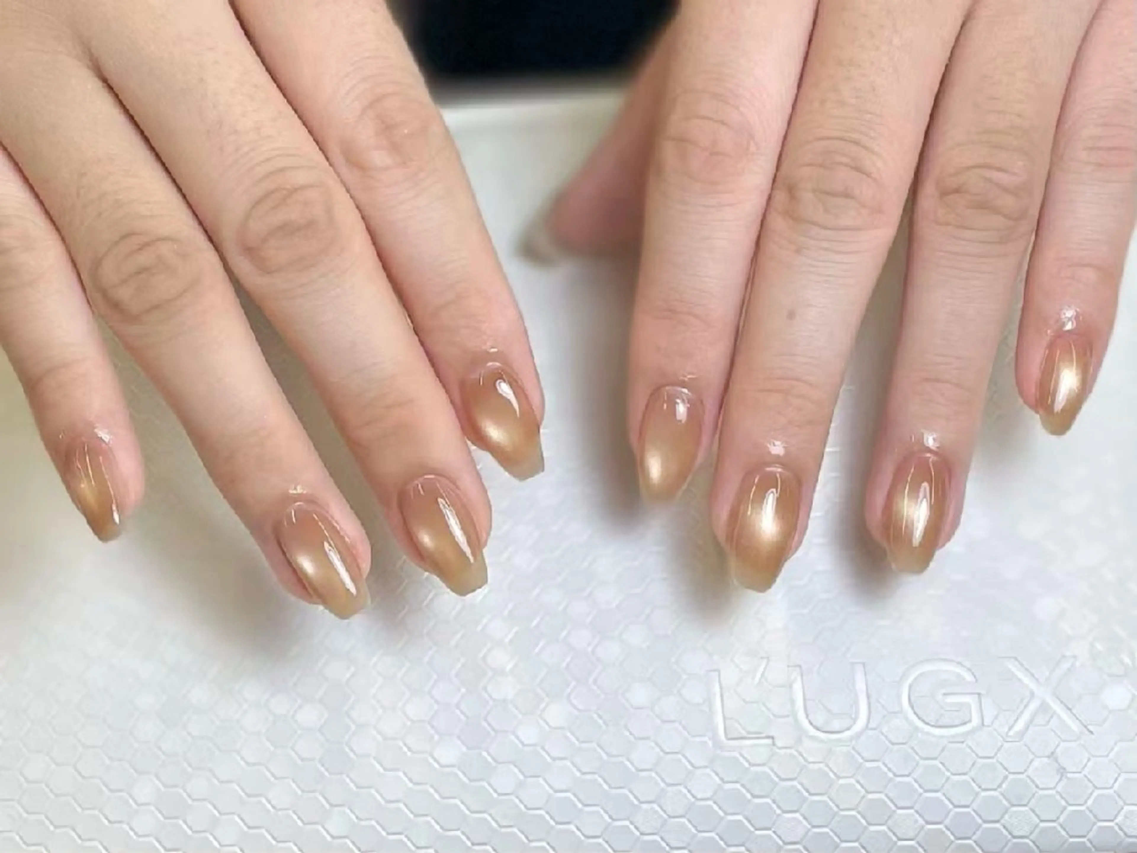 ネイル チークネイル フットネイル フレンチネイル ジェルネイル ガラスフレンチ ハンドネイル ル ナのネイルデザイン