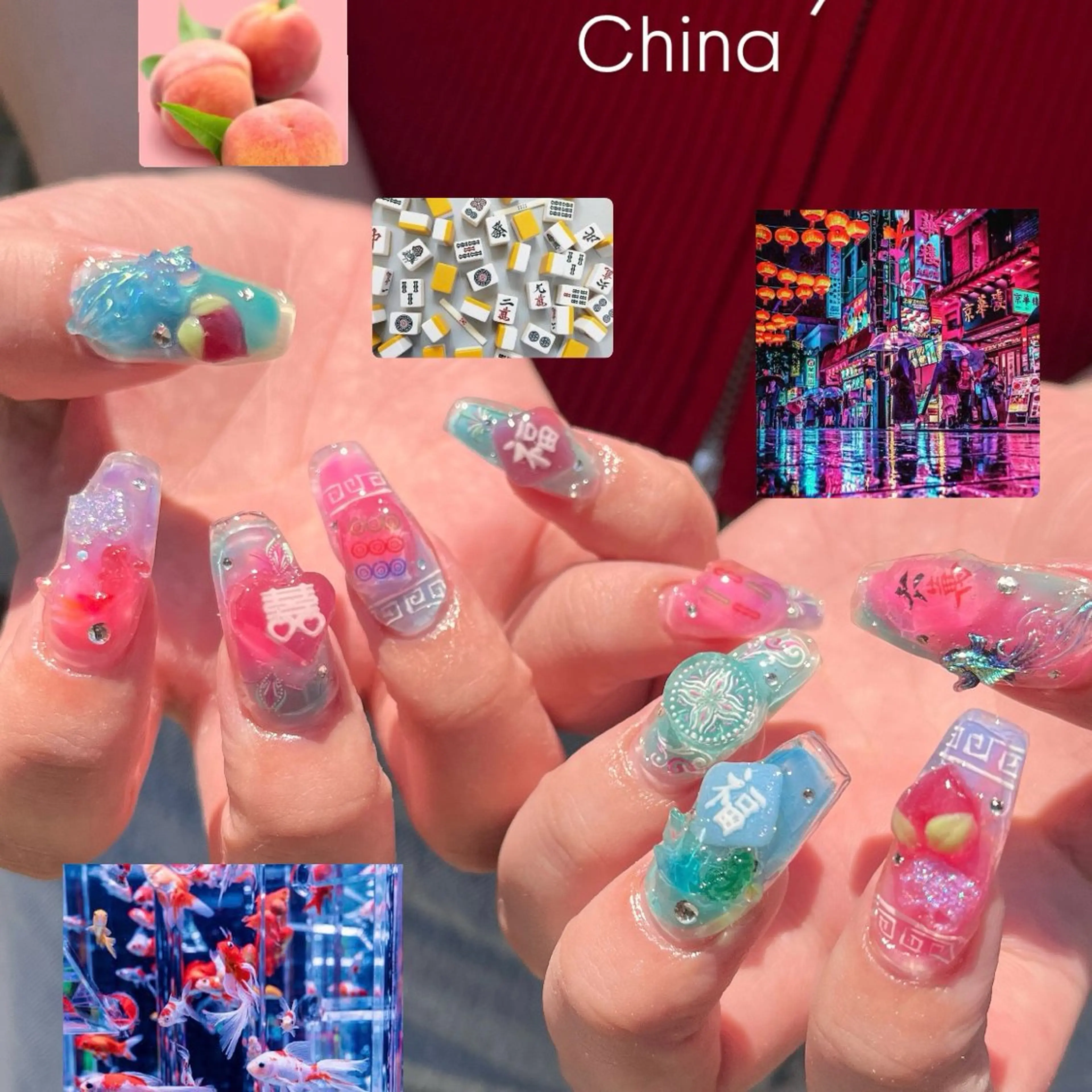 ネイル クリアネイル 持ち込み ハンドネイル ballie／小野原 なつみのネイルデザイン