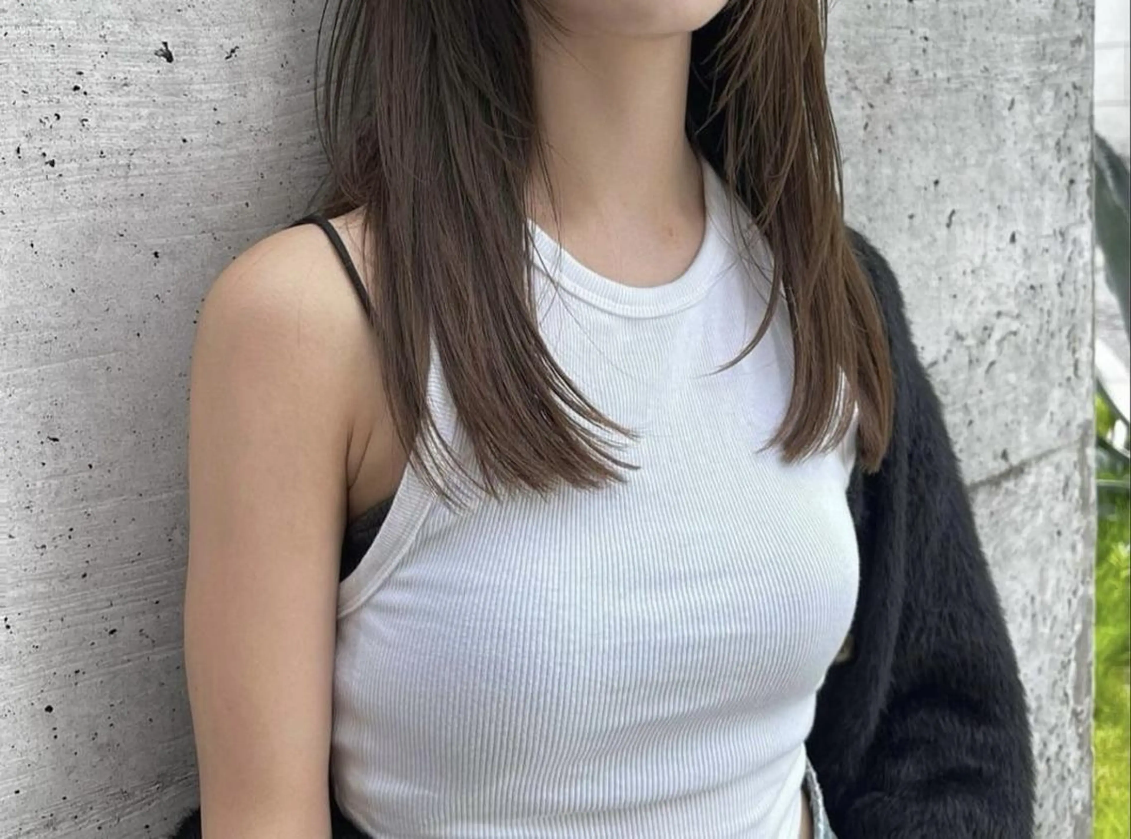 ミディアム カット ヘアカラー LadA hair.makeのヘアスタイル