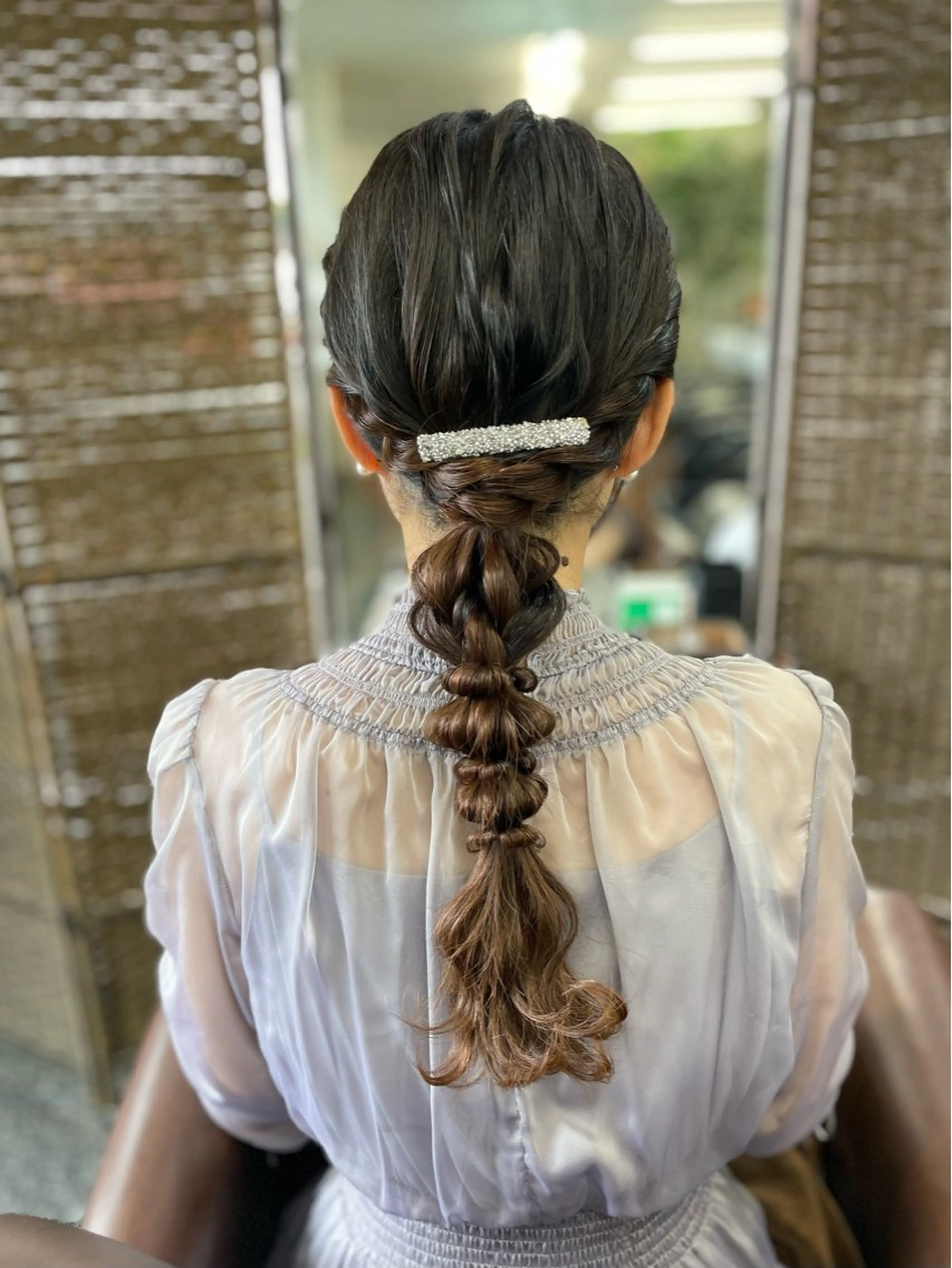 ロング ヘアアレンジ 結婚式・ブライダル ヘアセット 沢田 瞳のヘアスタイル