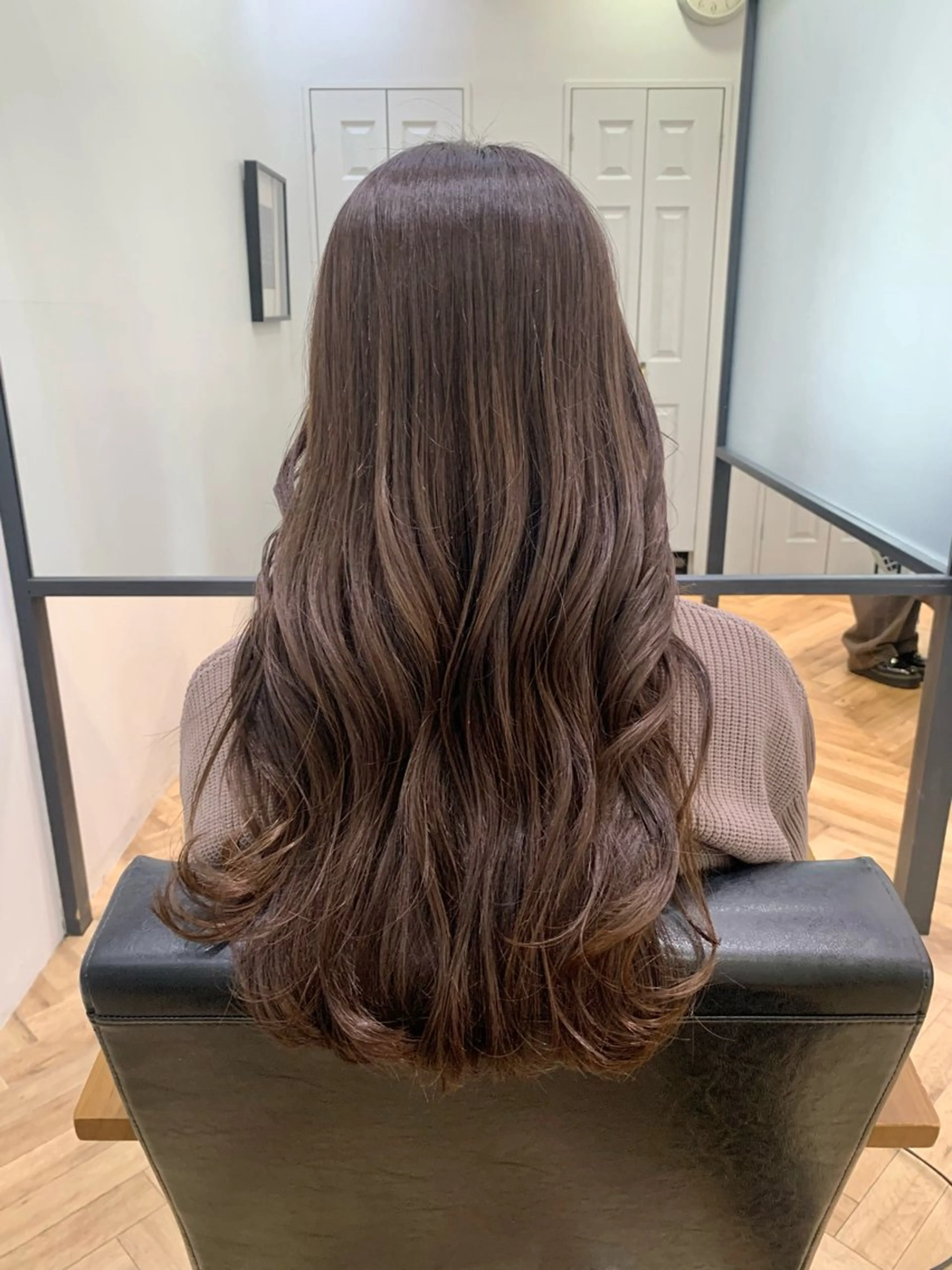 ロング チョコレートブラウン 大人ヘア✨髪質改善 ✨艶髪＊今泉のヘアスタイル