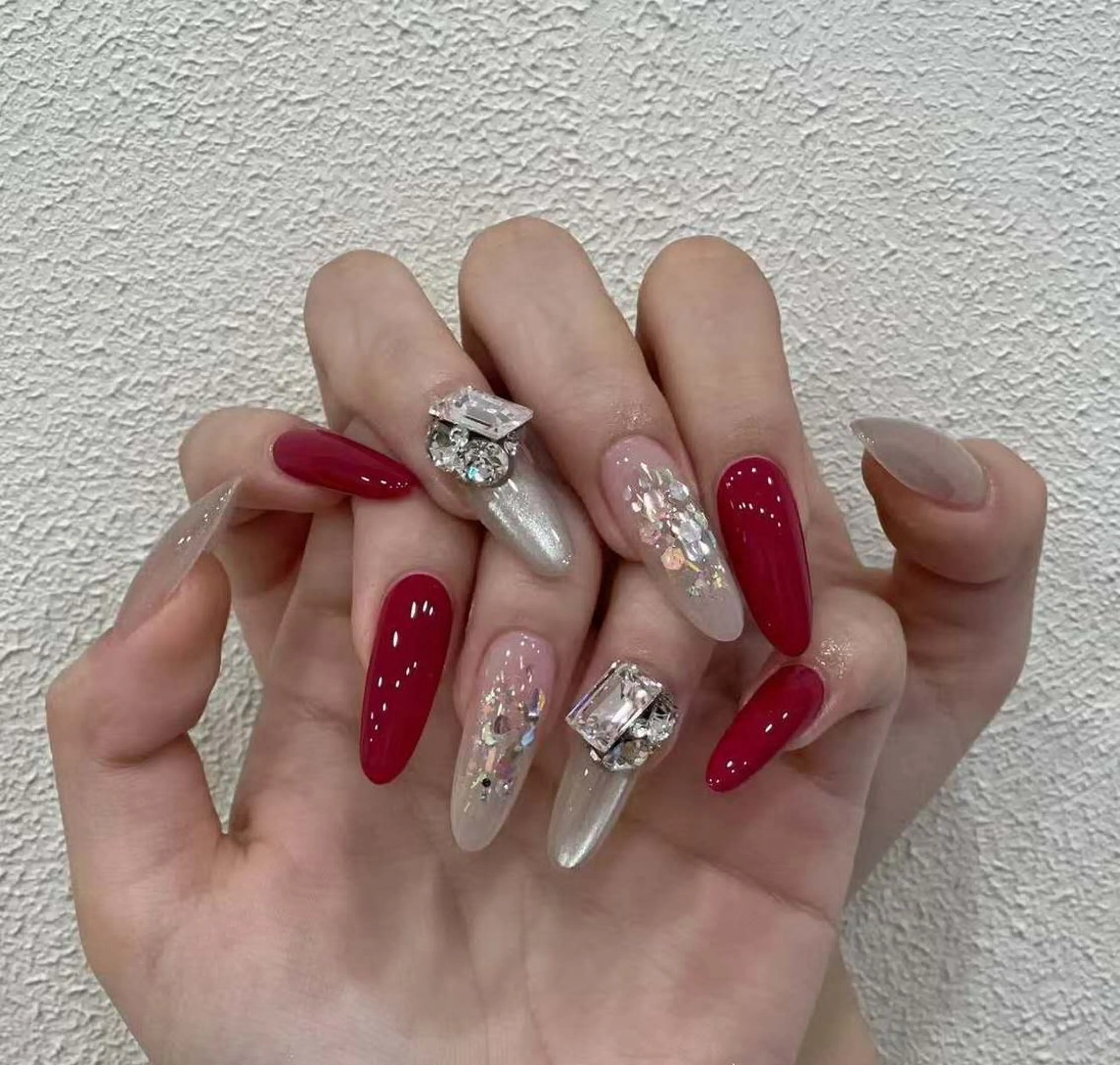 ネイル オーロラネイル フラワーネイル フットネイル フレンチネイル ジェルネイル ハンドネイル BabyYouMi nailのネイルデザイン