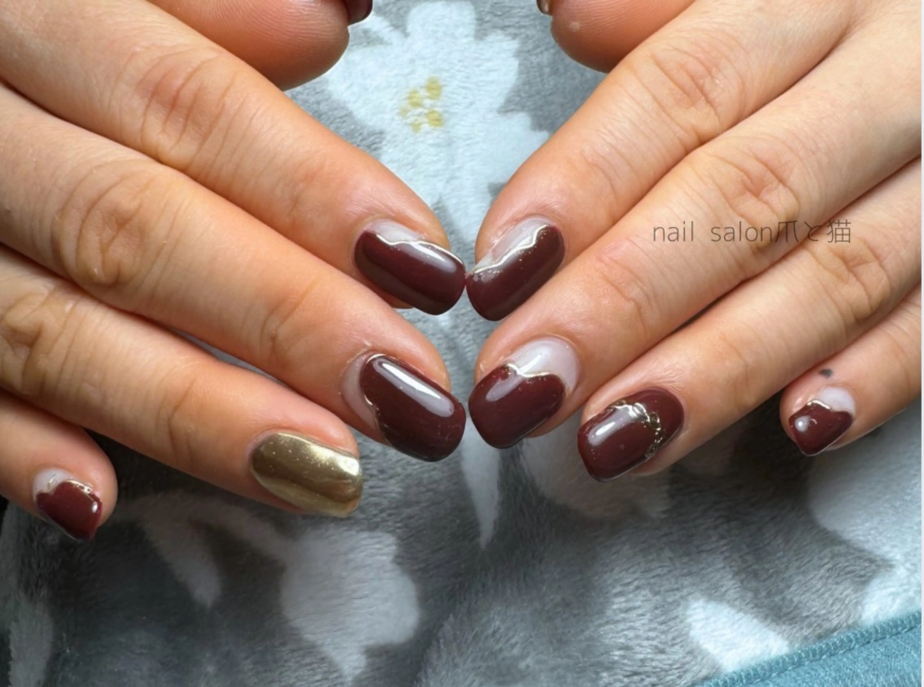 ネイル パラジェル登録店 爪と猫NANAMIのネイルデザイン