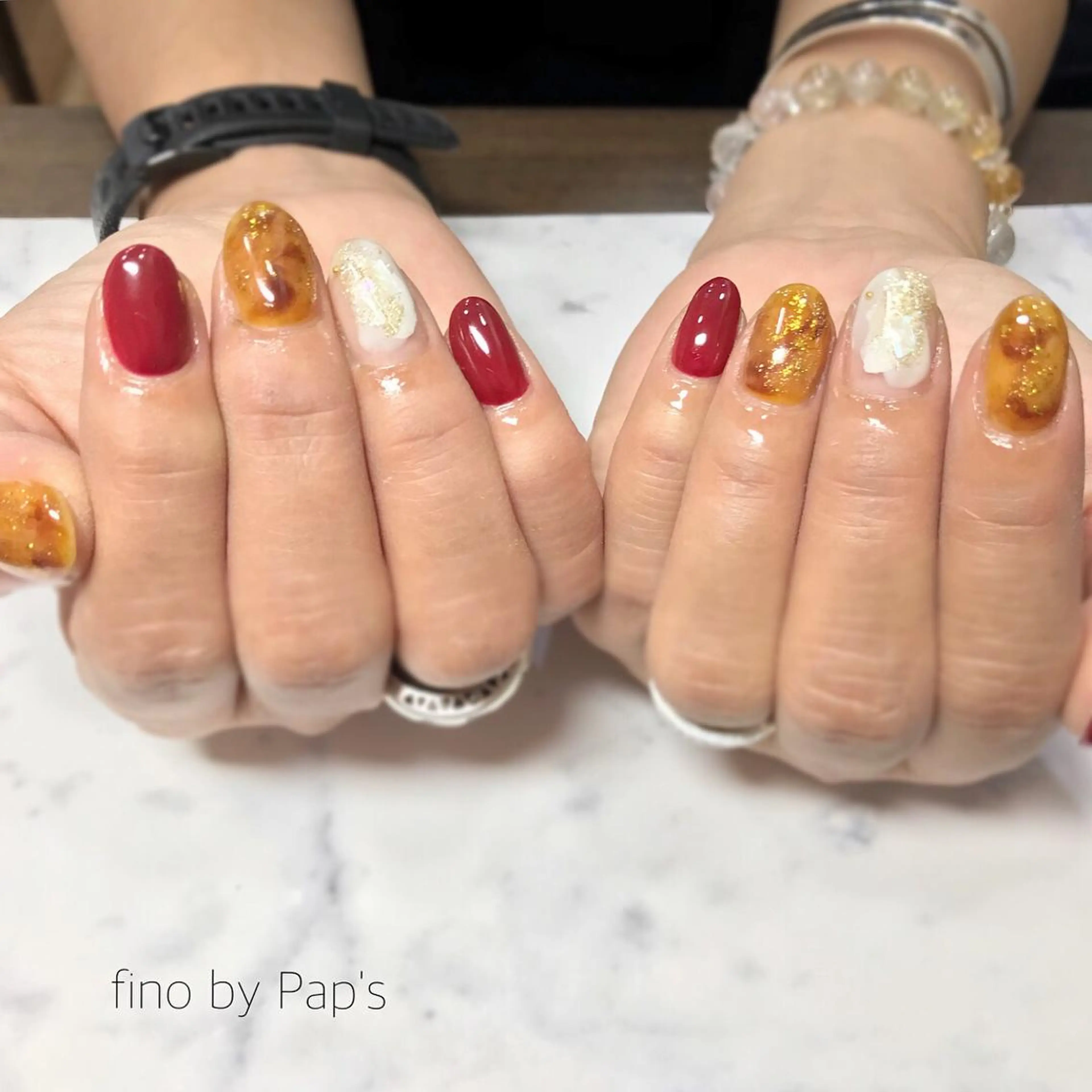 ネイル fino by Pap's所属・西畠 真由美のネイルデザイン