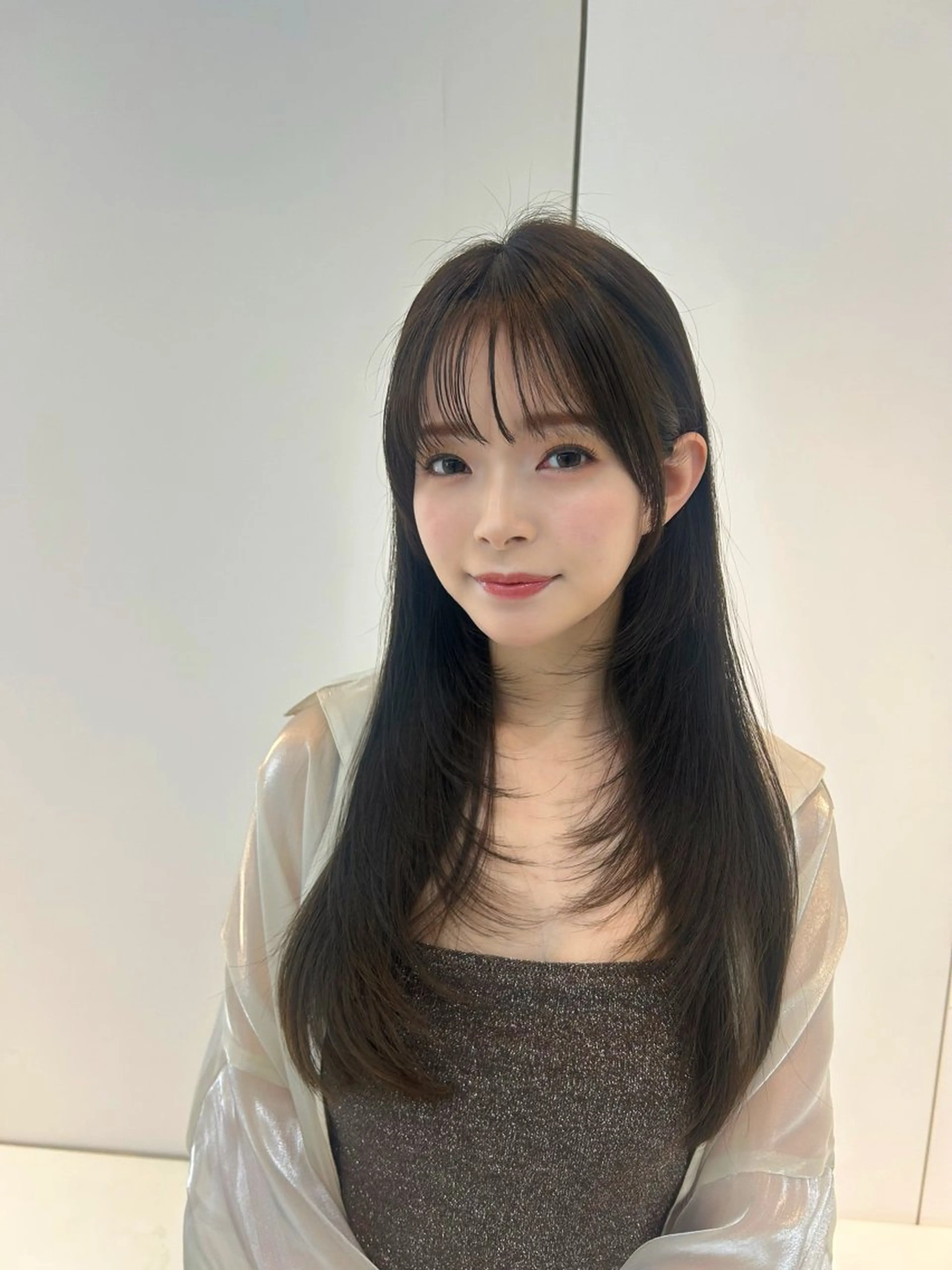 ロング カット トリートメント 🎀大竹美侑／顔まわ りカット／レイヤーのヘアスタイル