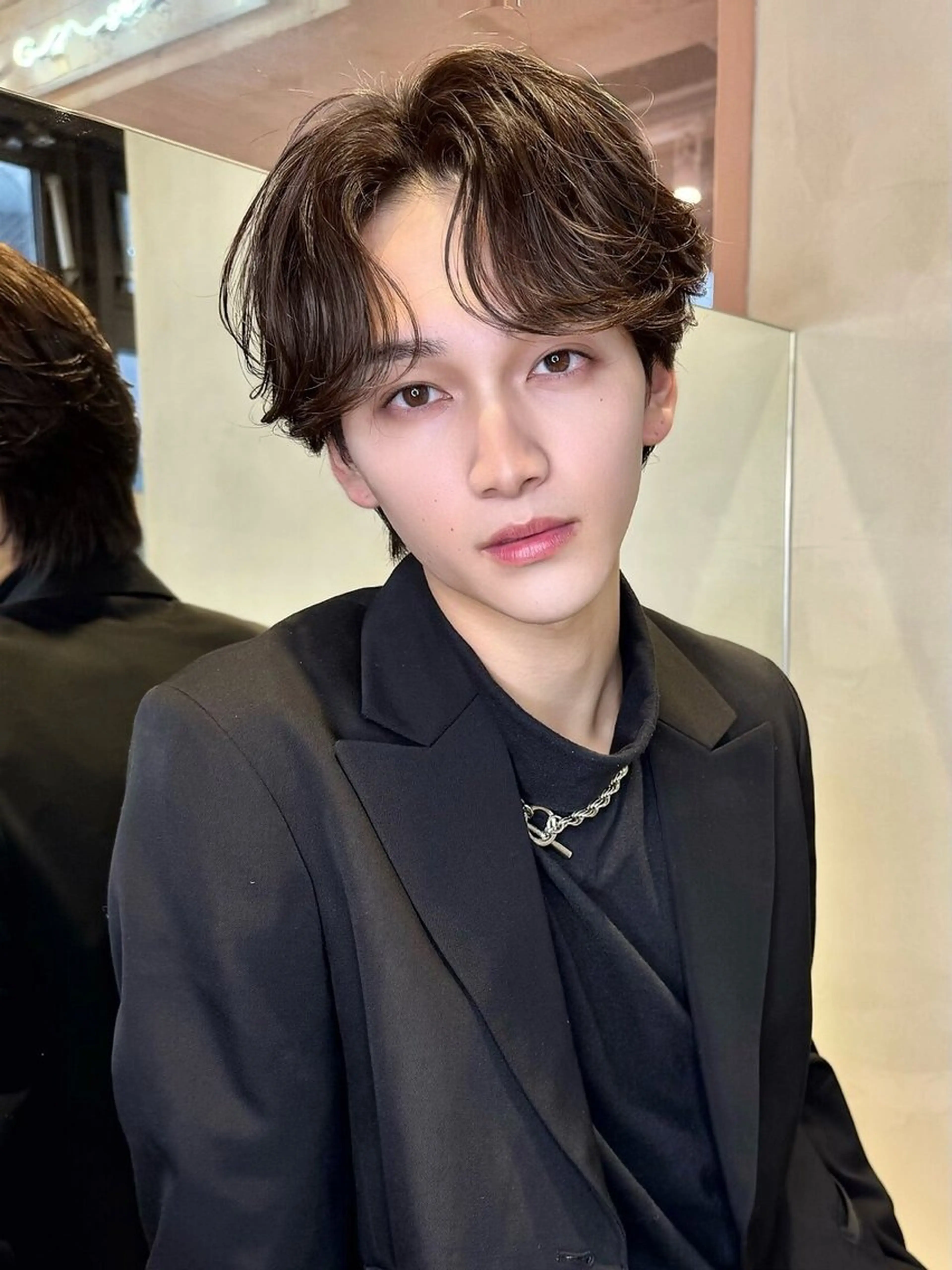 ヘアアレンジ メンズ カット 縮毛矯正 トリートメント 美髪縮毛矯正/ 透明感カラー吉田光佑のヘアスタイル