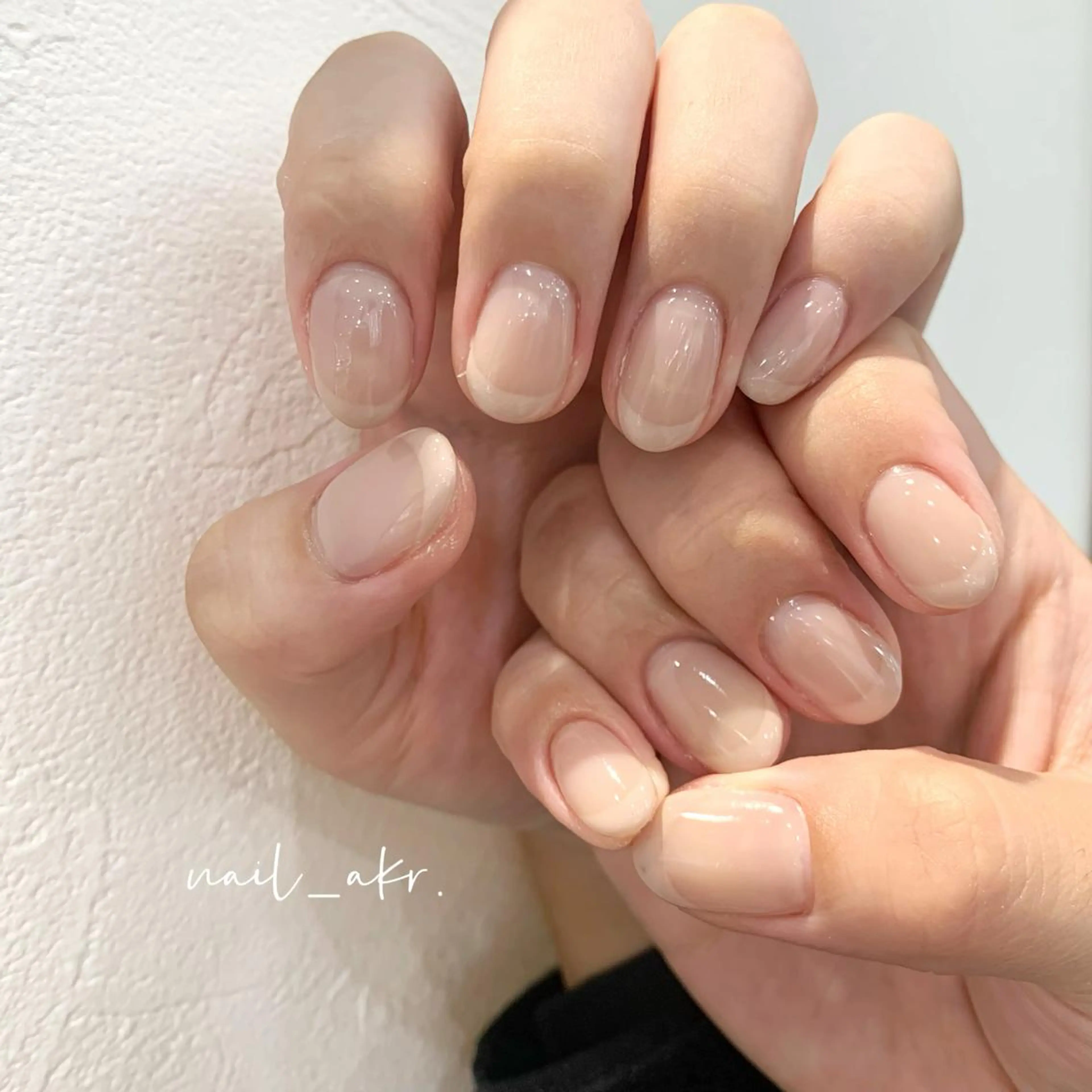 ネイル フレンチネイル ピンク nailAVANCE akariのネイルデザイン