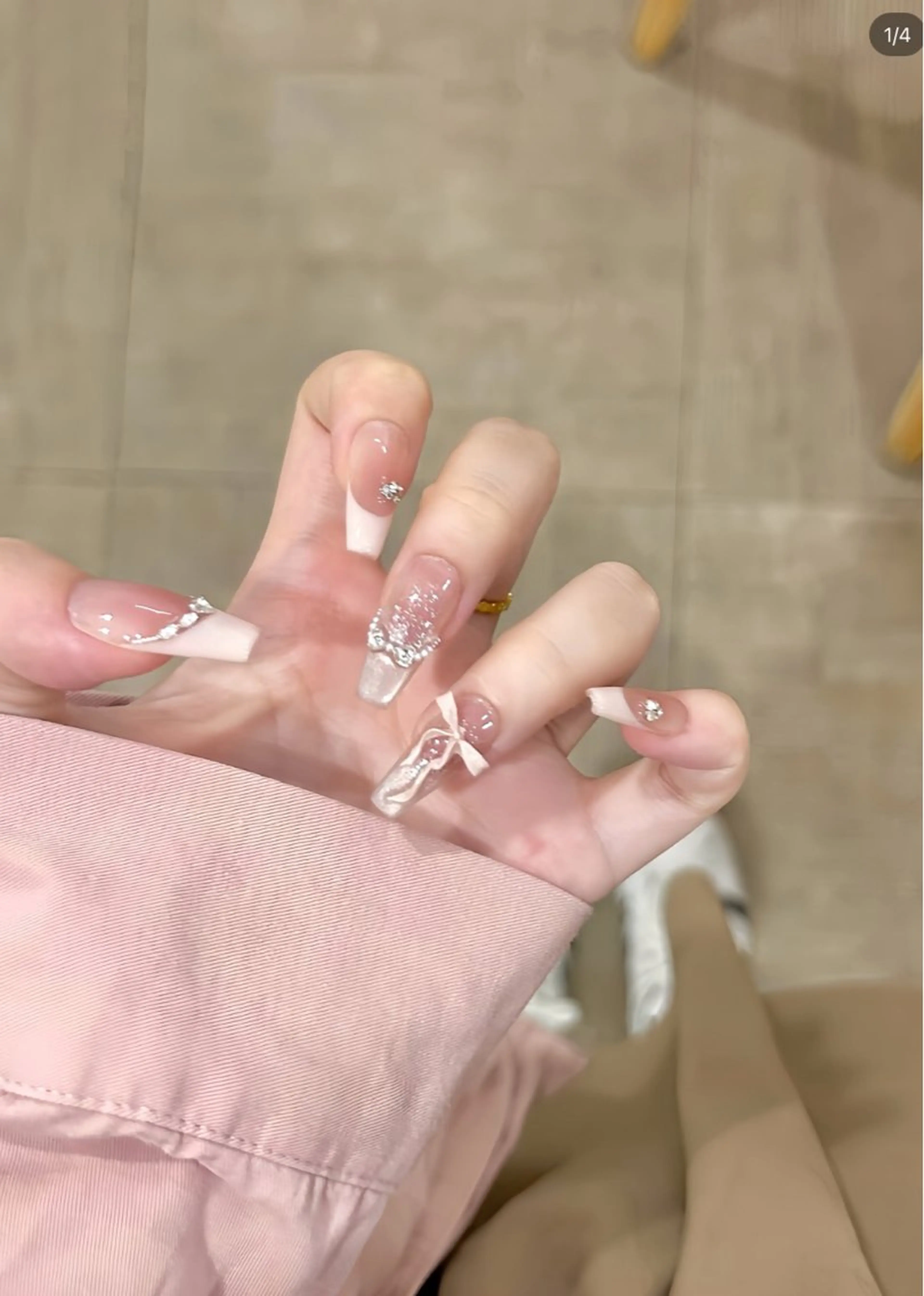 ネイル アートネイル ジェルネイル グラデーション マグネットネイル ニュアンスネイル ハンドネイル Ryu nail studioのネイルデザイン
