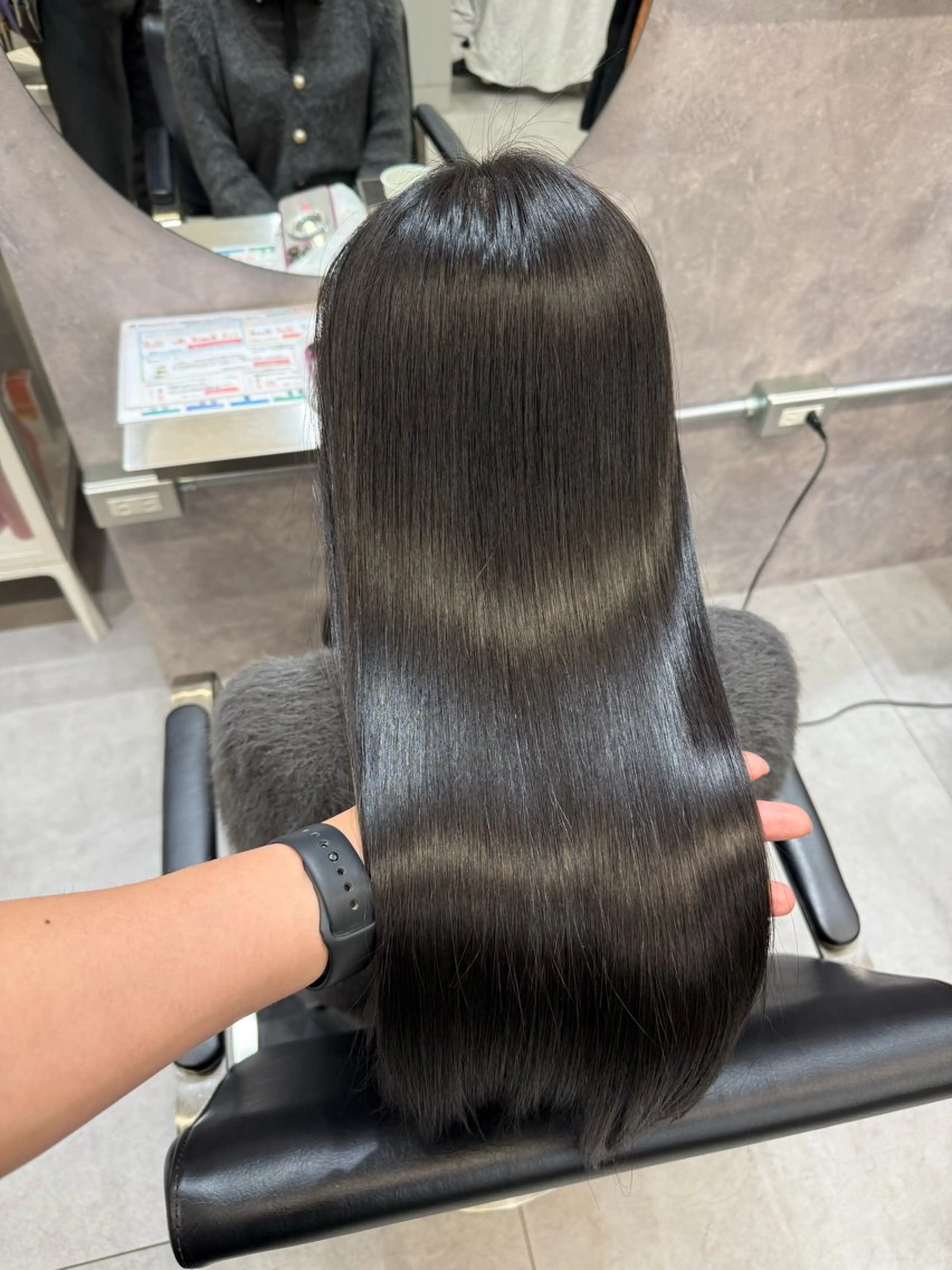 ロング 縮毛矯正 Mirai/ 艶カラー/暖色カラーのヘアスタイル