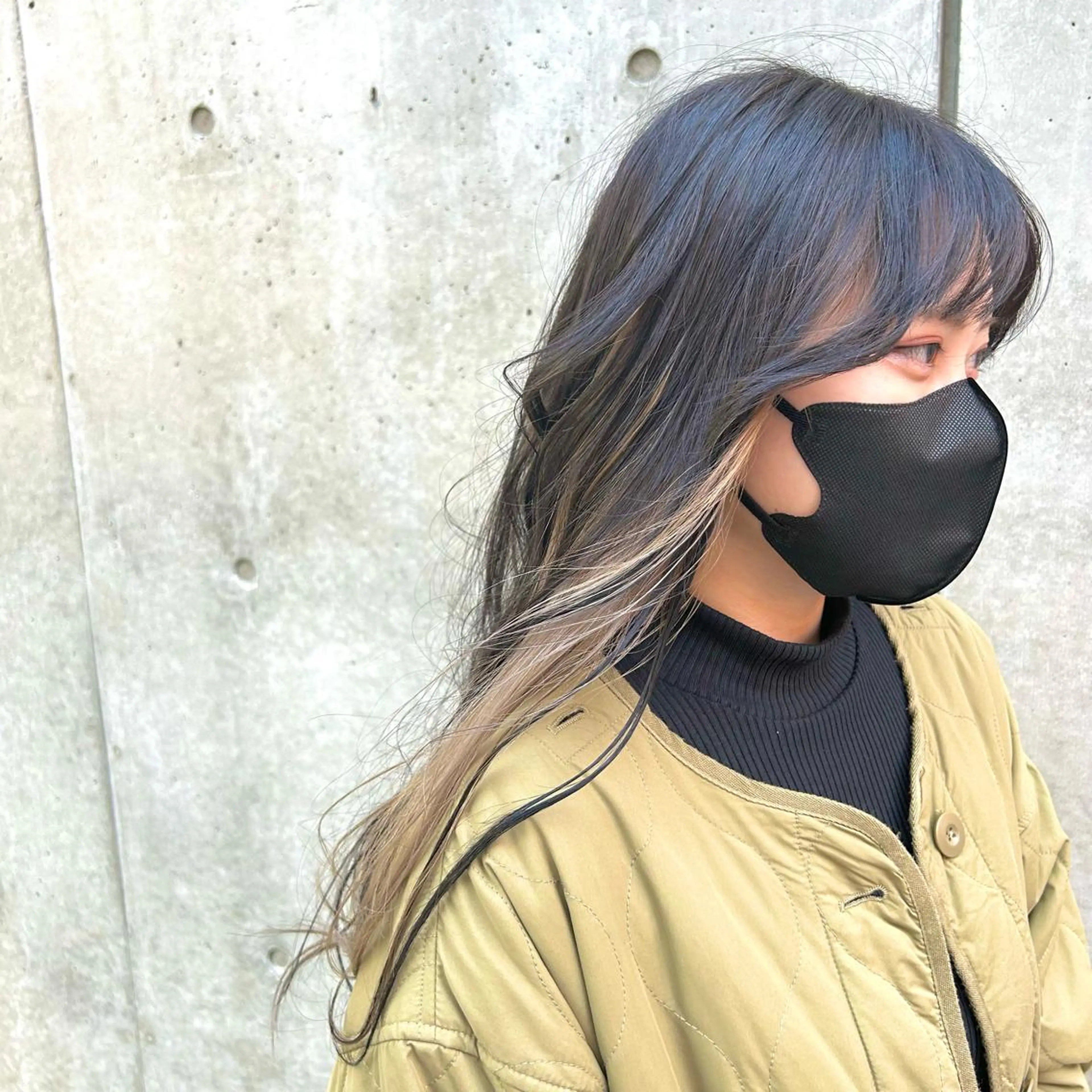 ロング カラー ボブ・レイヤー タナカ レイヤのヘアスタイル