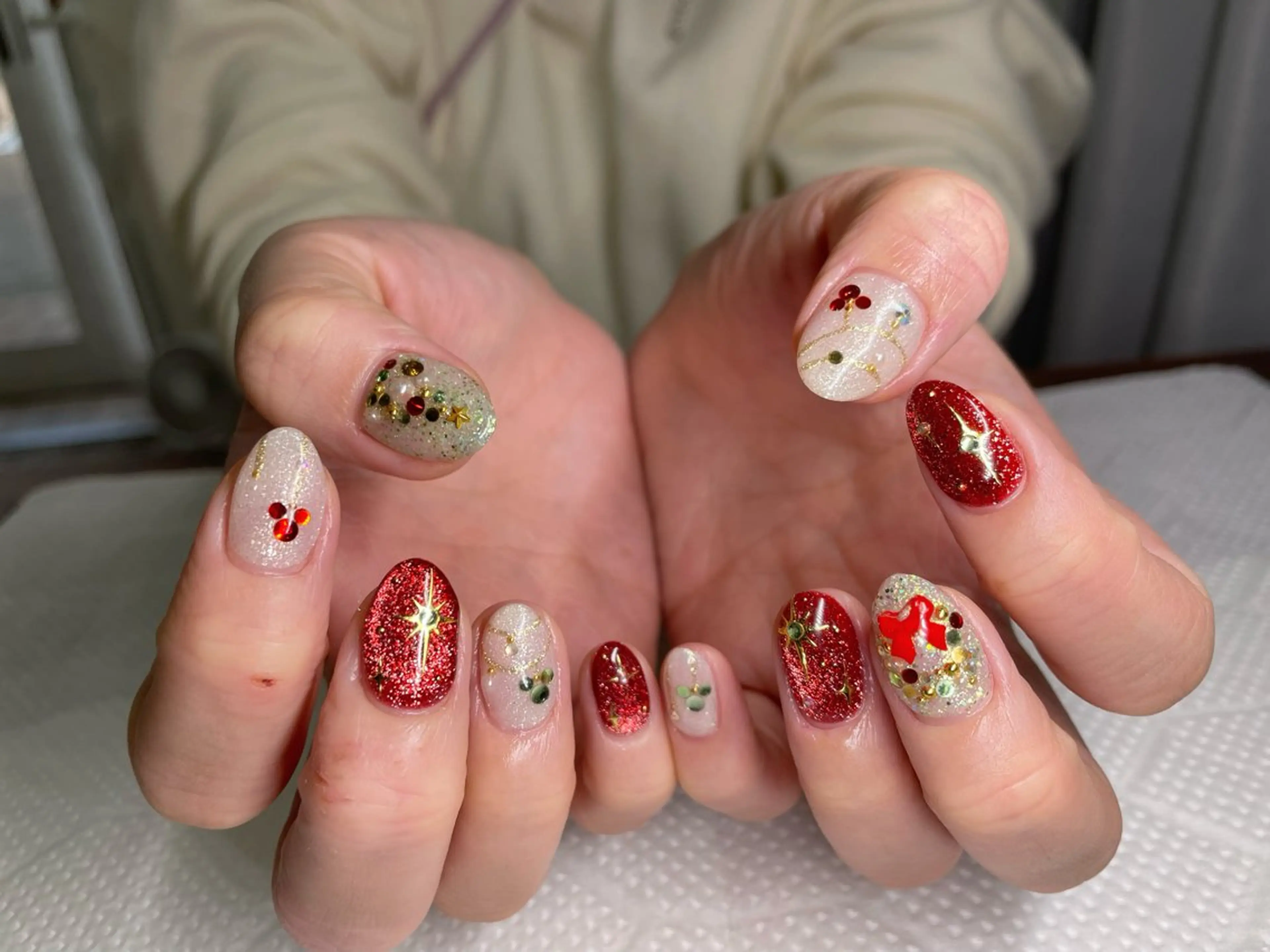 ネイル 冬ネイル クリスマス Ricnail☾ ayanoのネイルデザイン