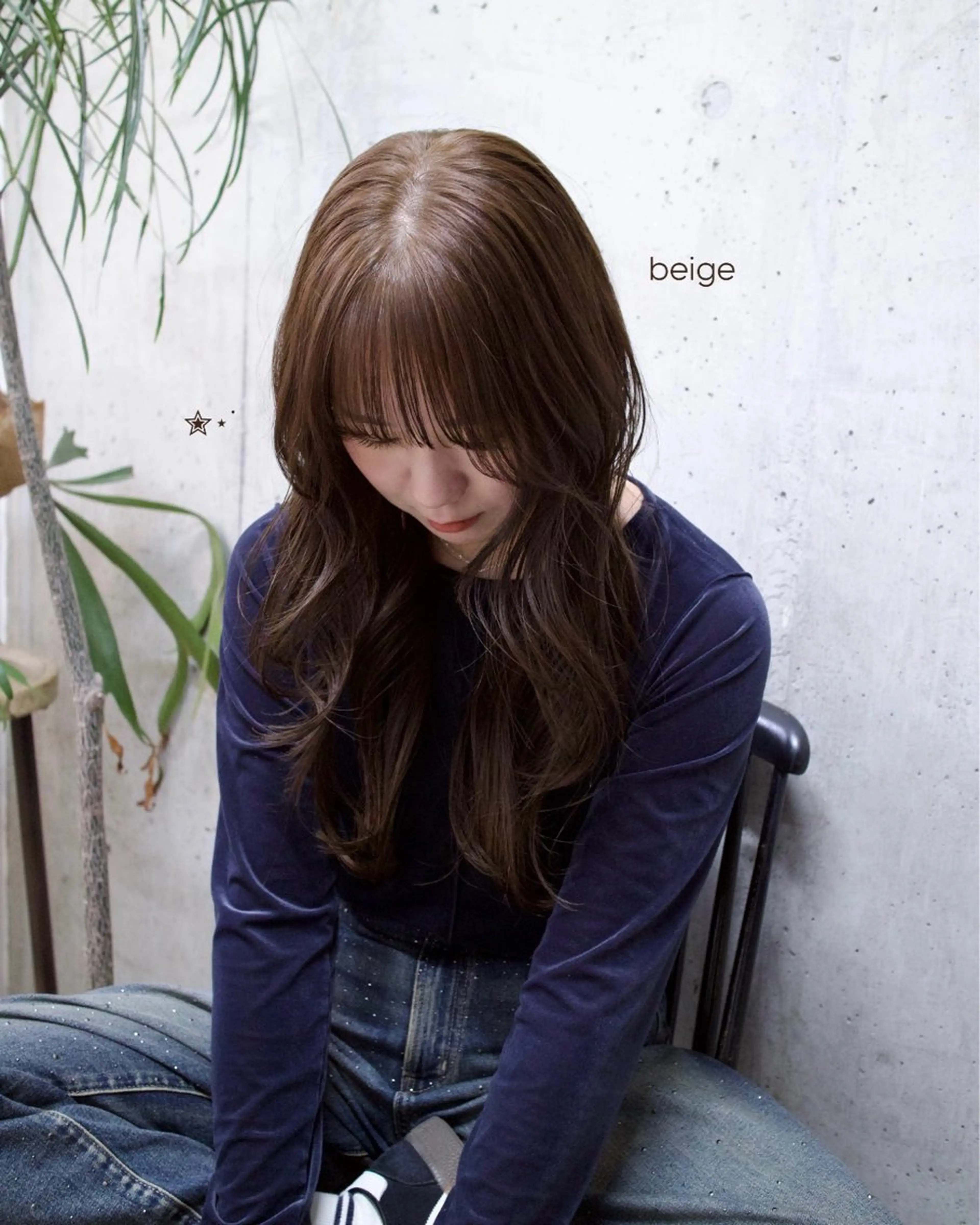 【U25】ブリーチ無しw color+treatment🪞🎀トリートメントでダメージケアをしてサラサラに💭🩵の写真