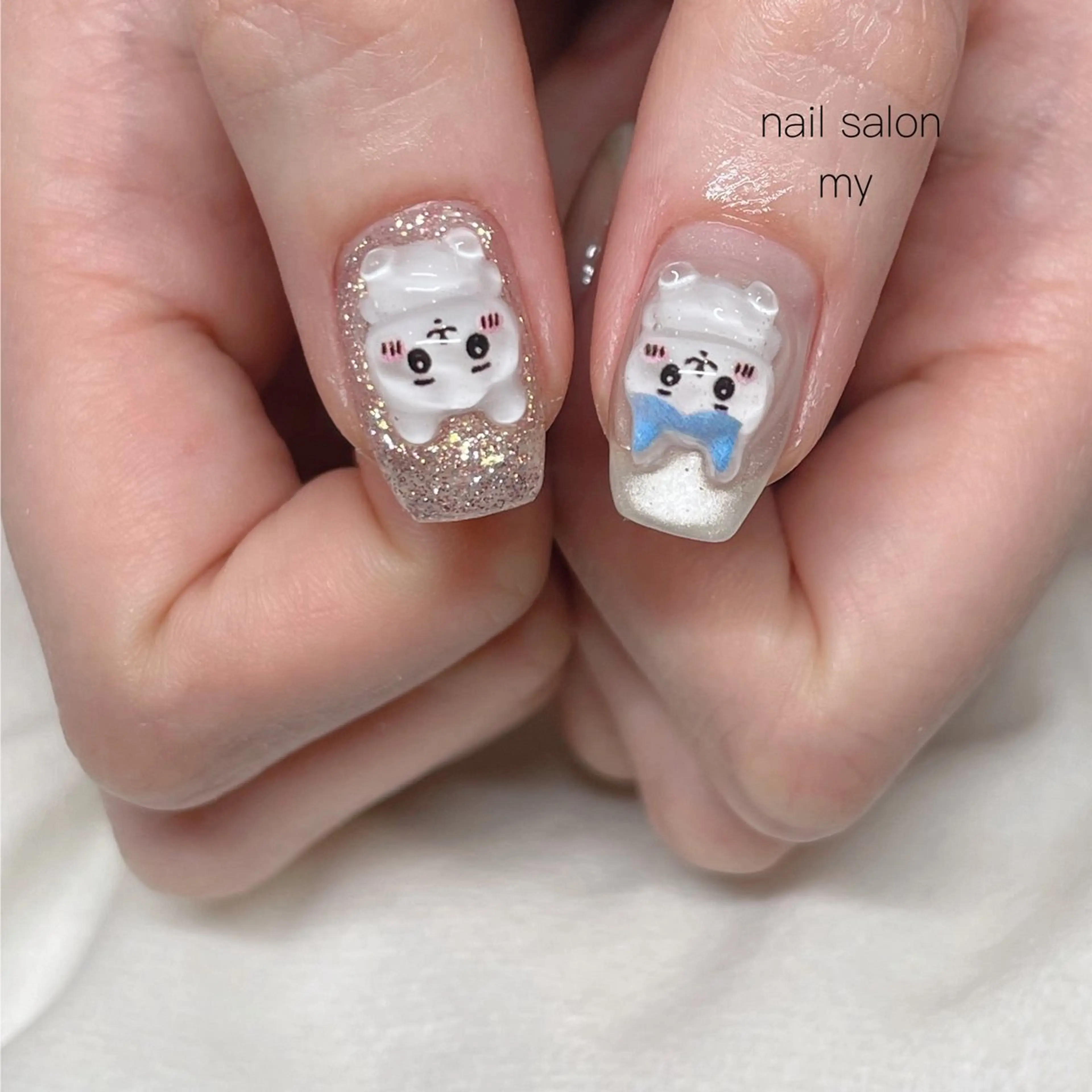 ネイル 韓国ネイル ニュアンスネイル ワンホンネイル NailSalon MYのネイルデザイン