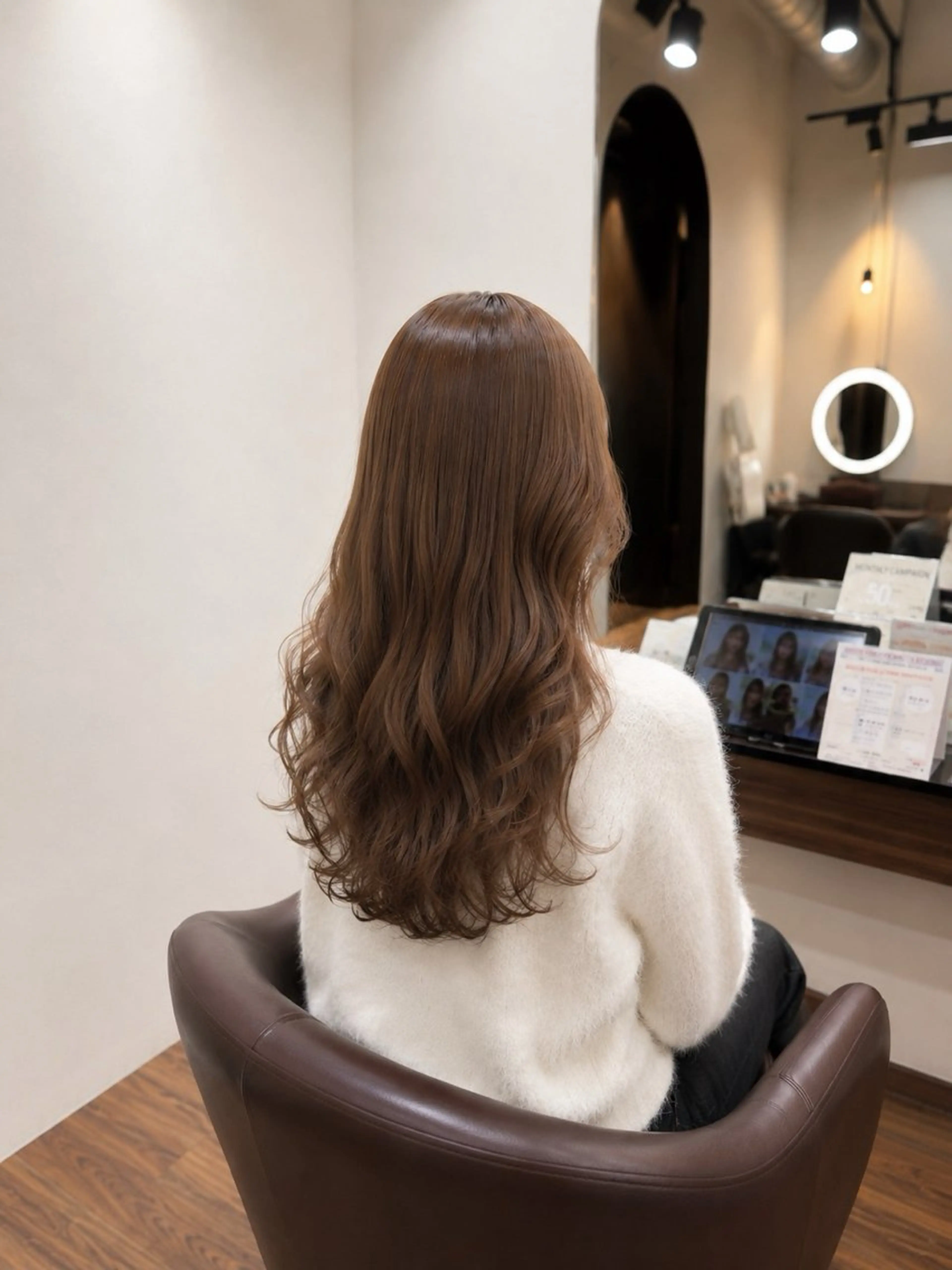 ロング カット ヘアカラー 桑村 菜々のヘアスタイル