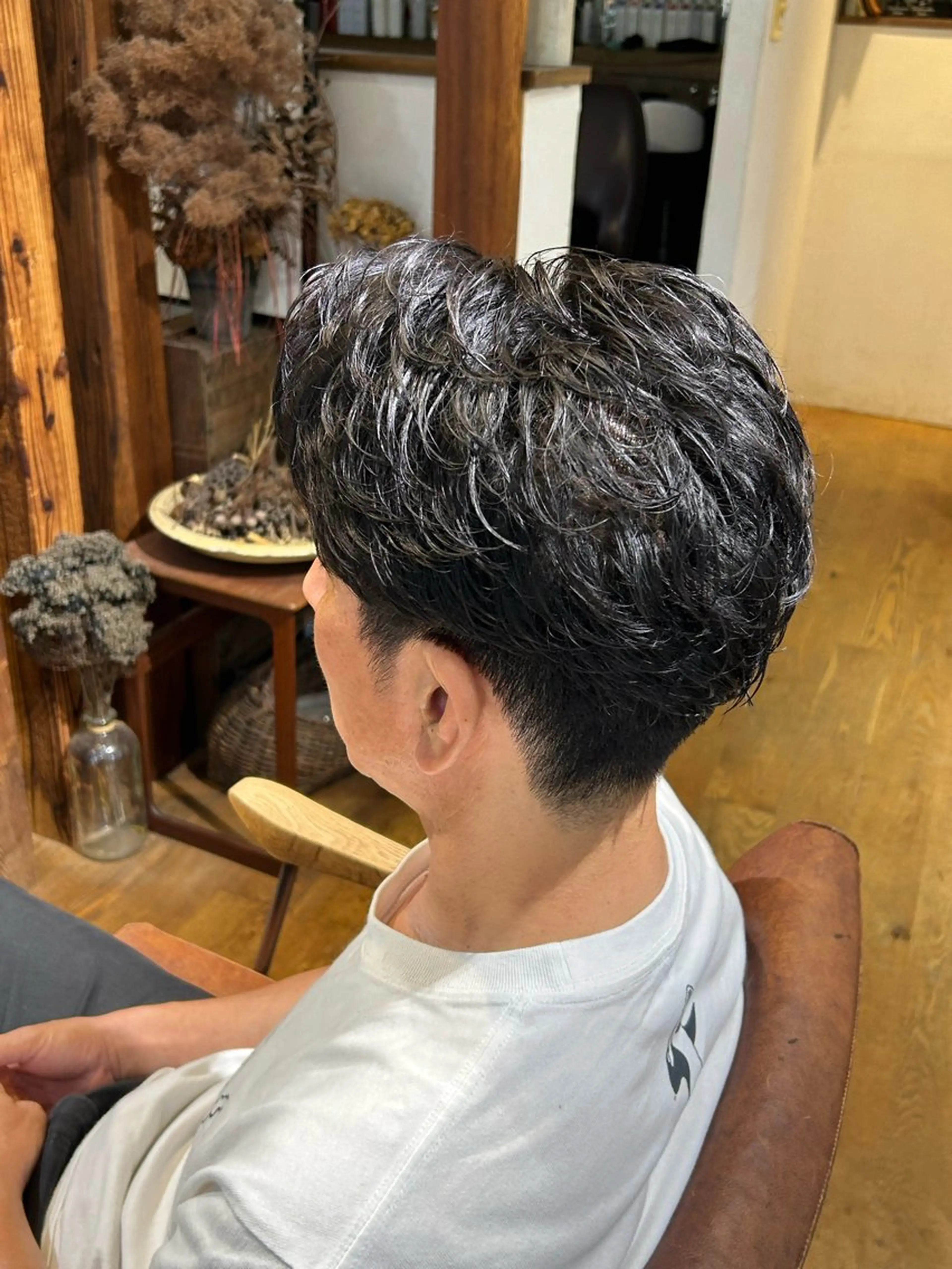 ショート パーマ メンズ 池田 洸斗のヘアスタイル