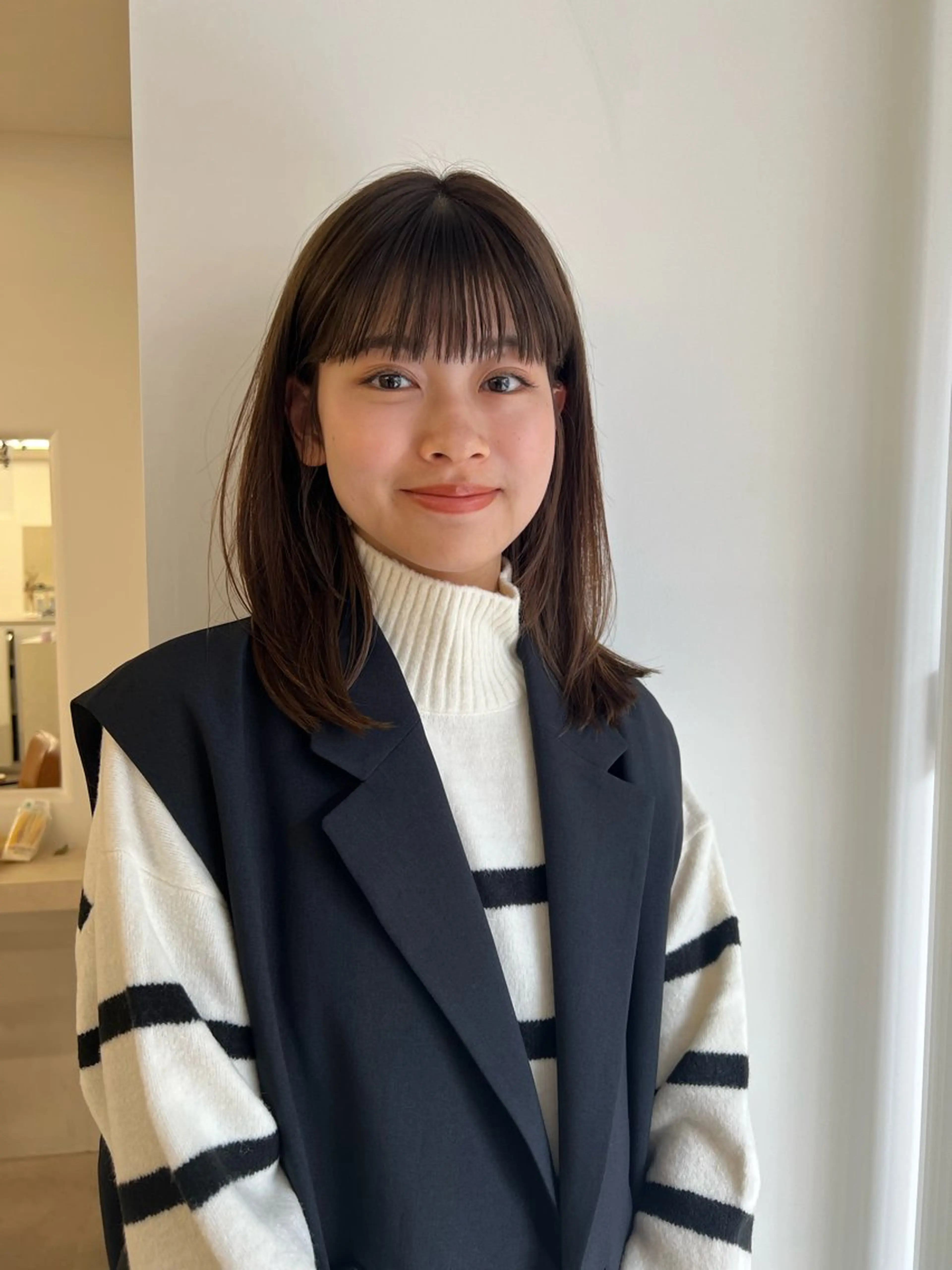 セミロング ヘッドスパ/縮毛矯正 /横山陸人のヘアスタイル