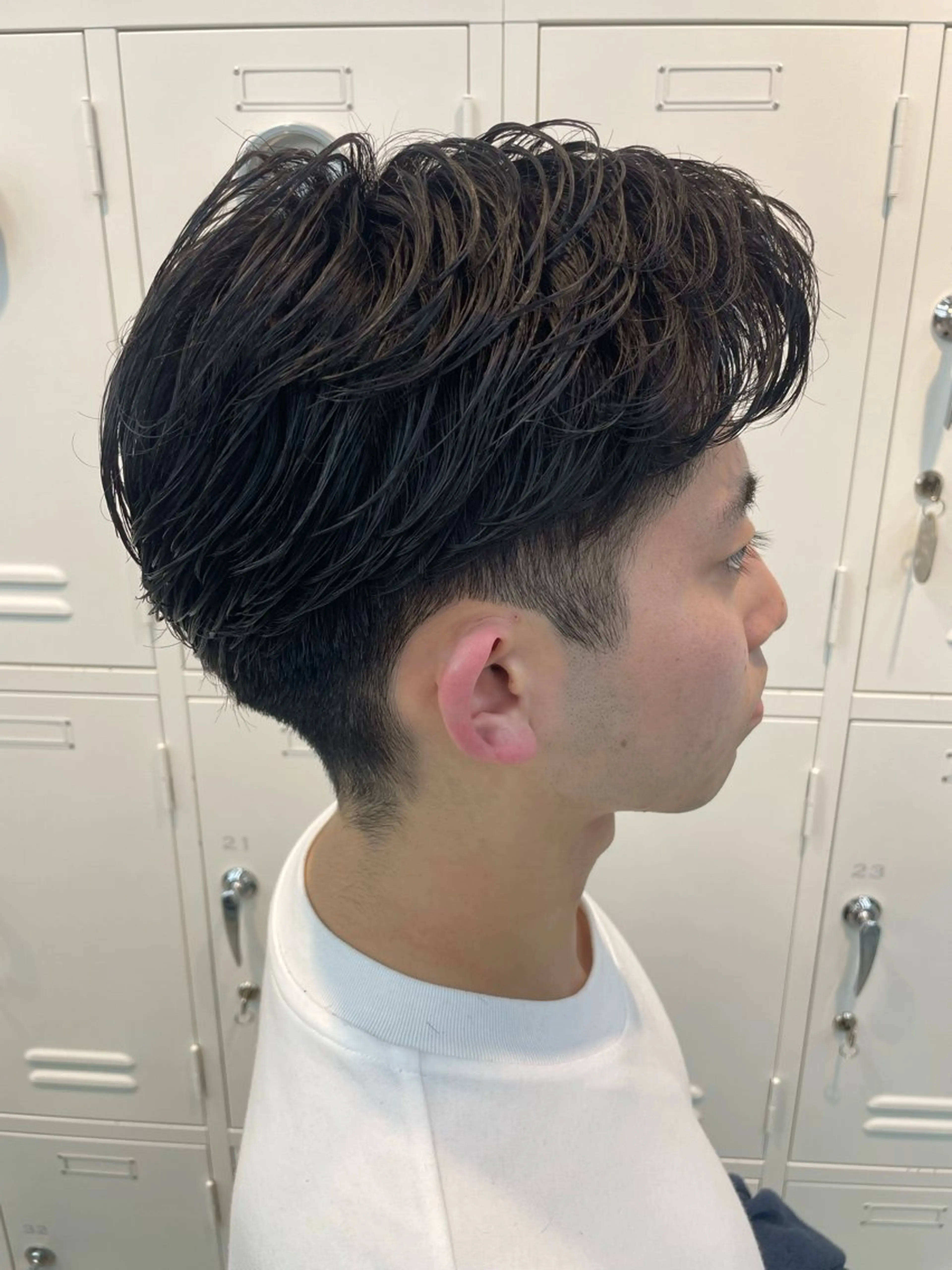 パーマ メンズ カット パーマ メンズ/シャドウ/ 波巻き/kyogoのヘアスタイル