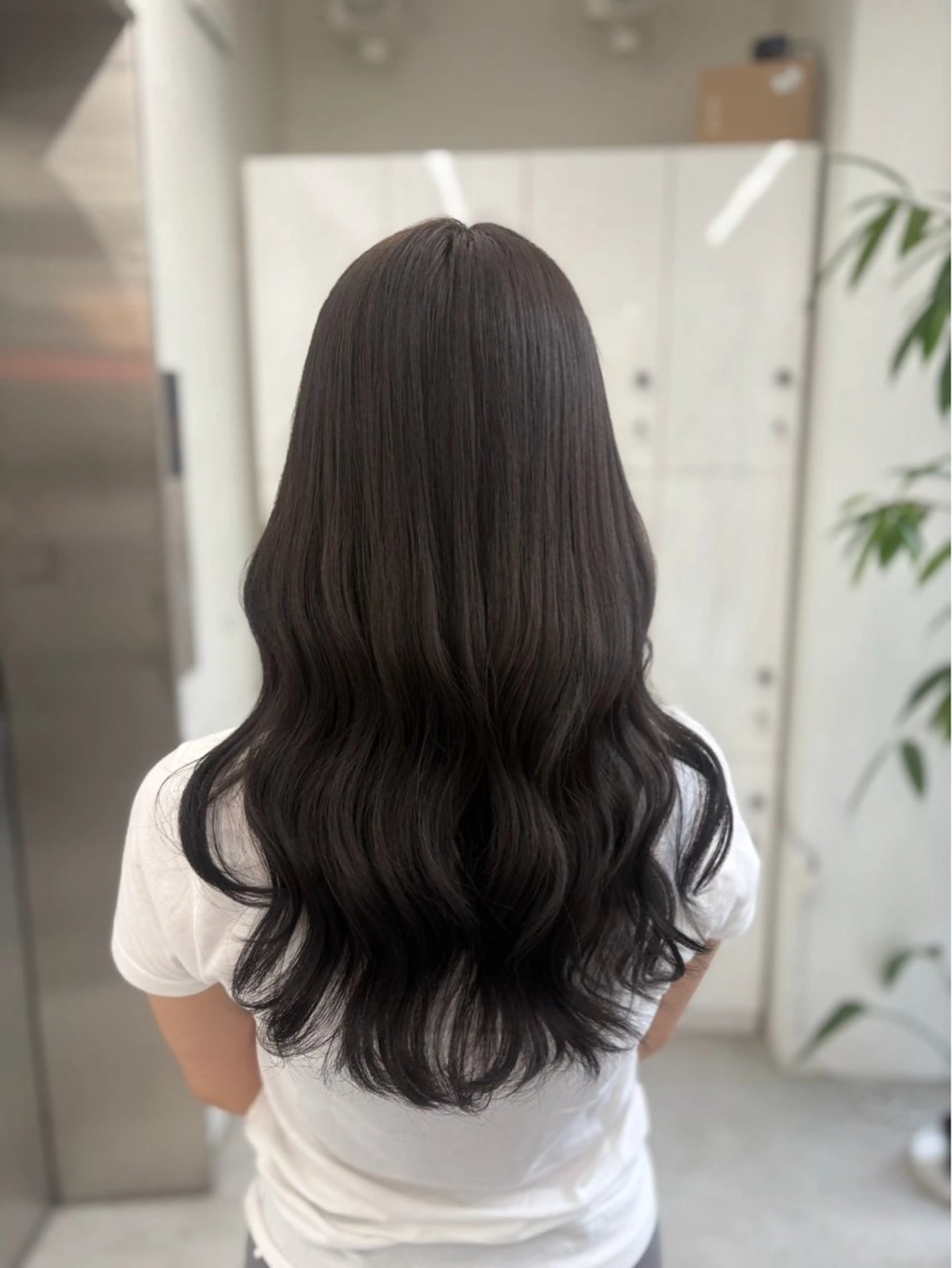 《モデル様限定クーポン💖》ワンカラー//暗髪カラー/暖色カラー🫧の写真