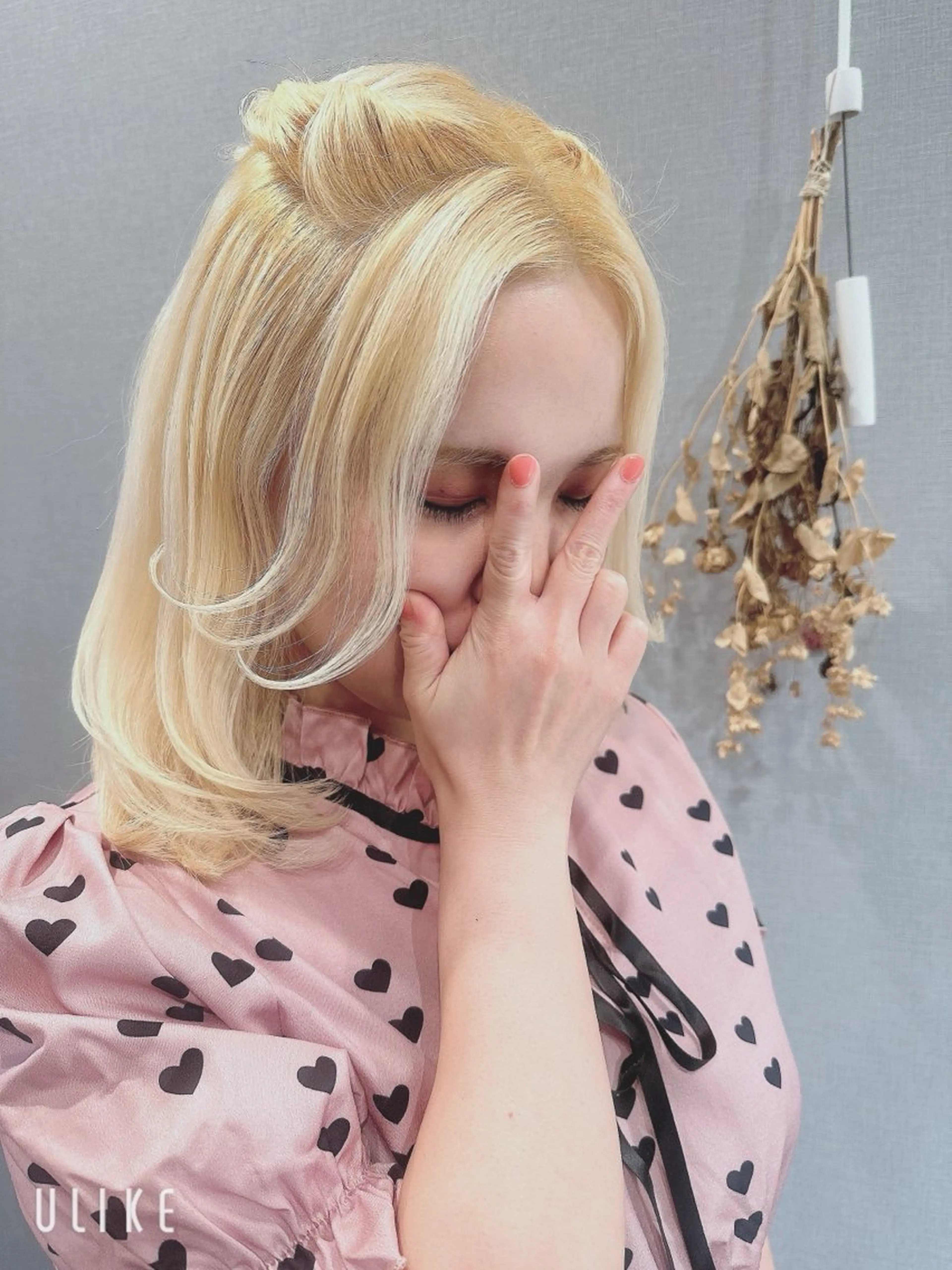 ミディアム カラー ヘアカラー K Harukaのヘアスタイル