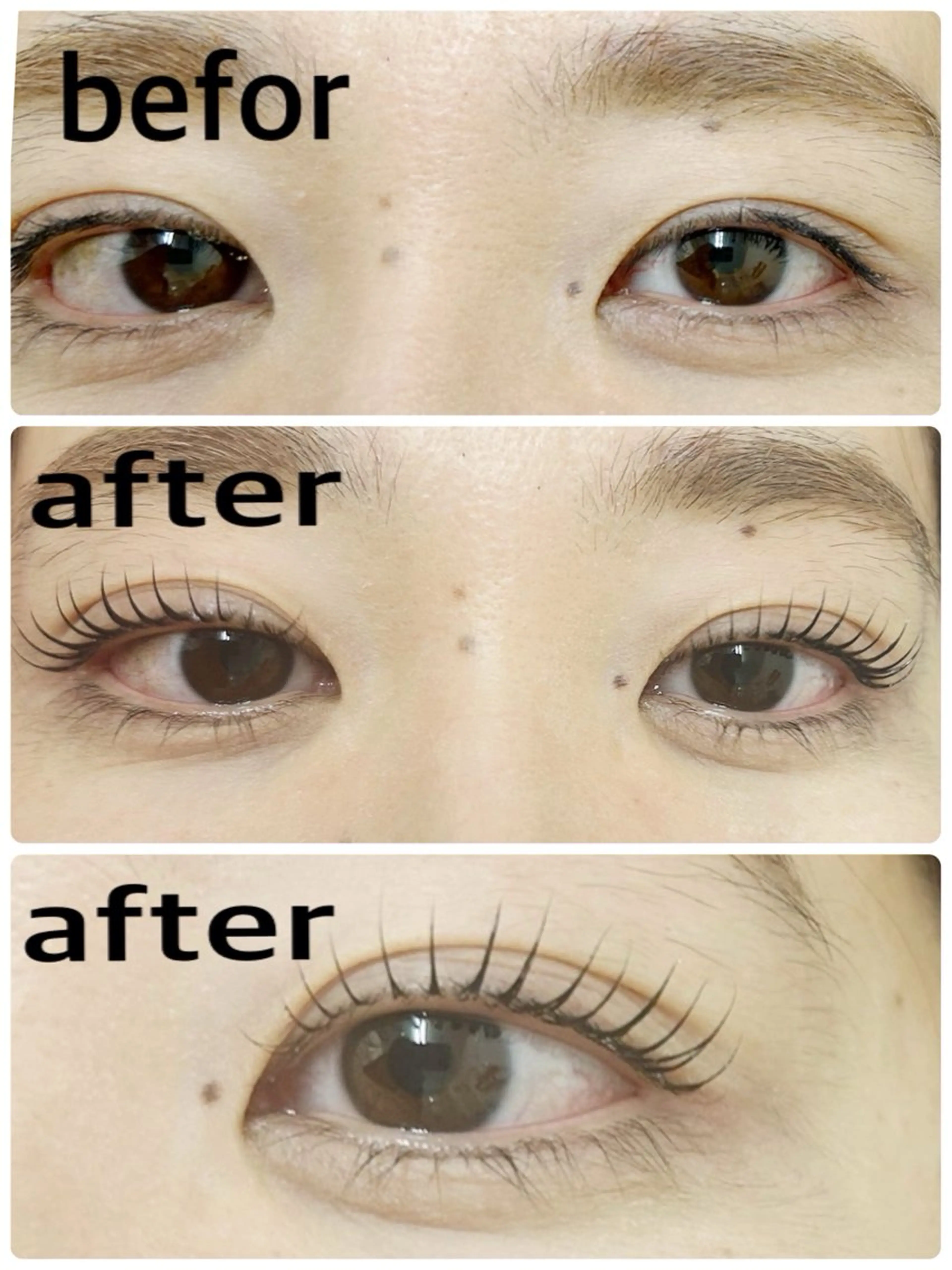 🤍ミニモ学割U24🤍まつ毛パーマ🎀選べるデザイン✨の写真