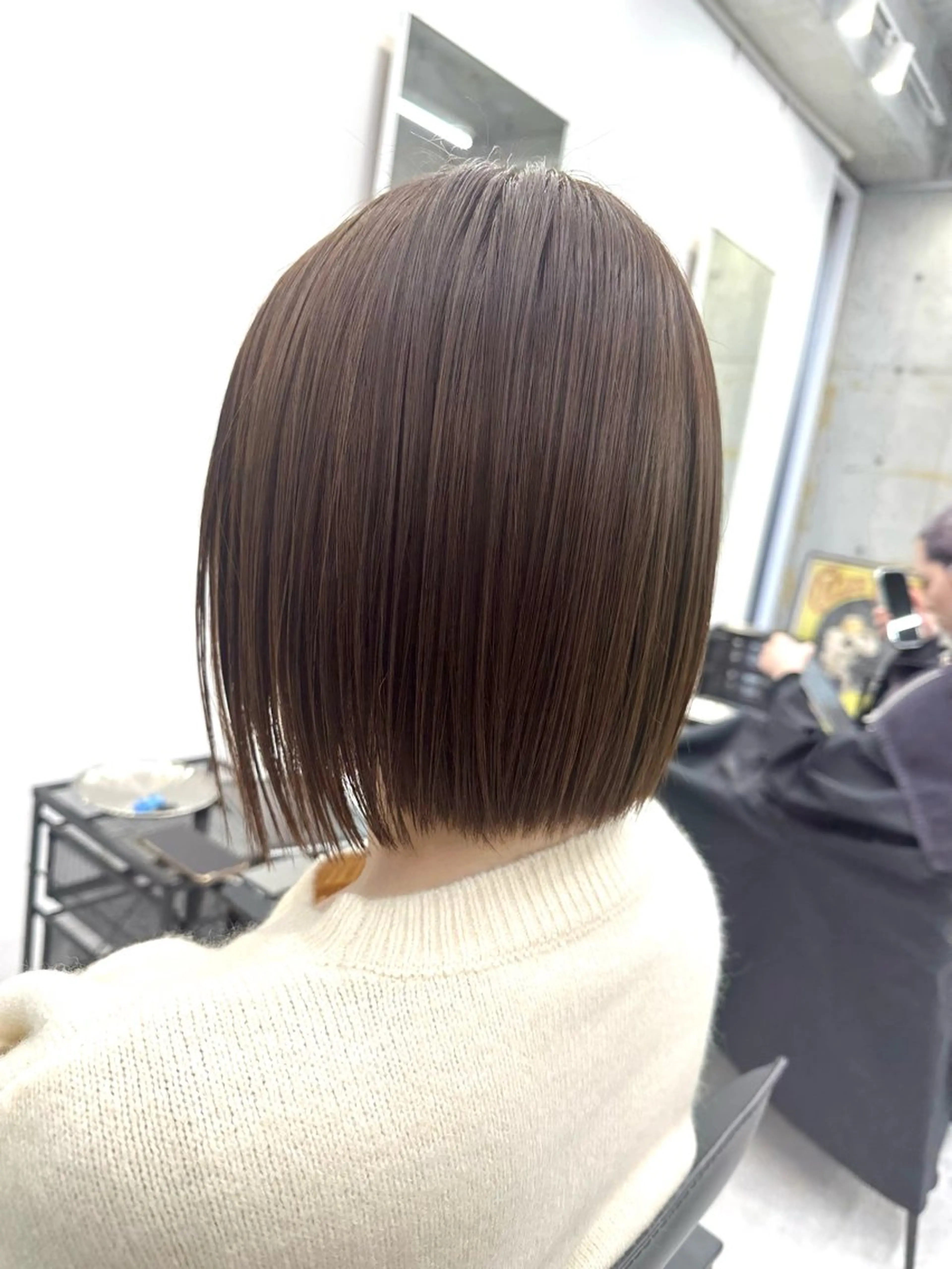 ショート カラー ショートボブ ボブ ショートヘア トリートメント カット ヘアカラー トリートメント 國井 廉のヘアスタイル