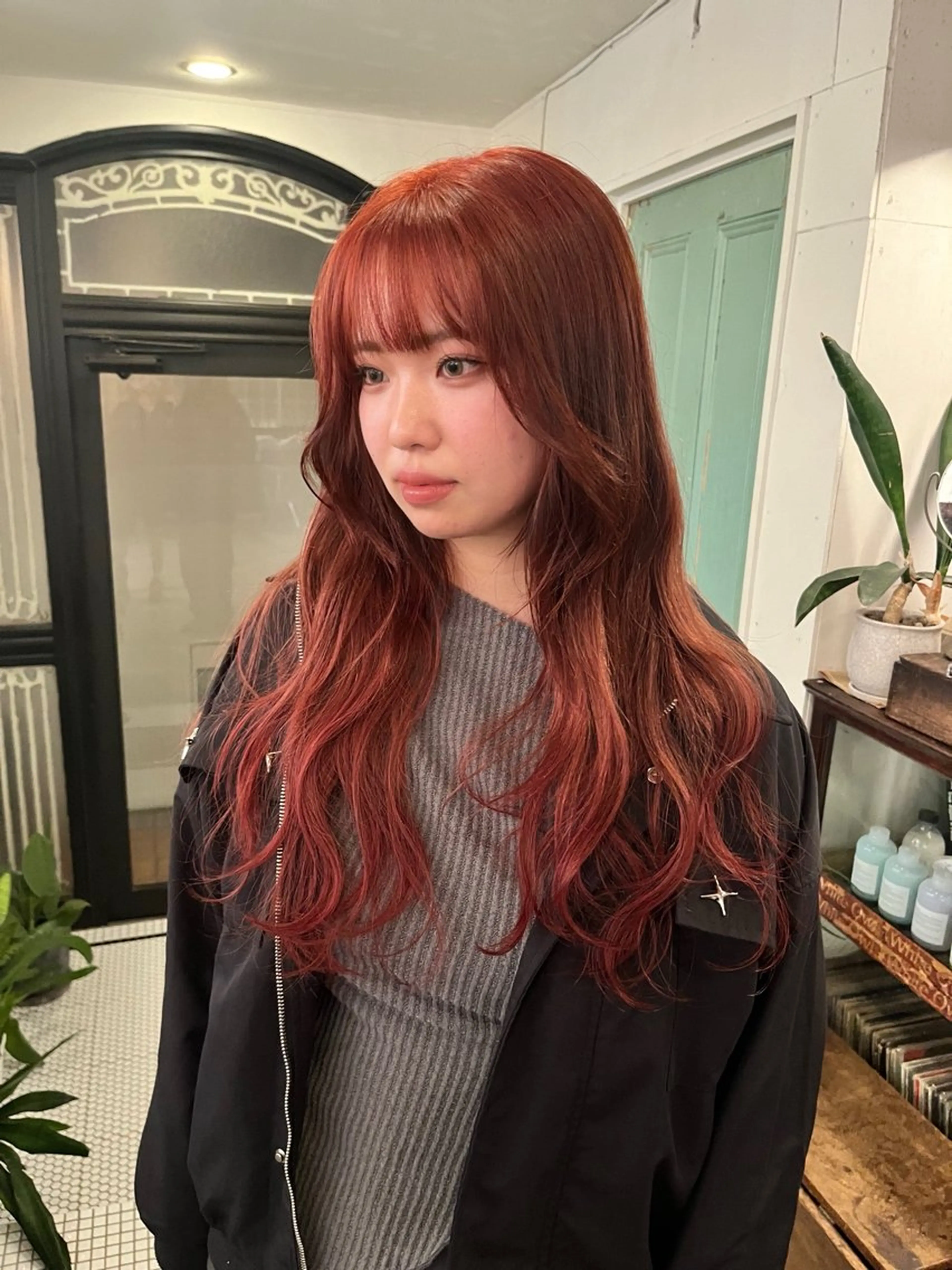 ロング レイヤー/ベージュ mikuのヘアスタイル