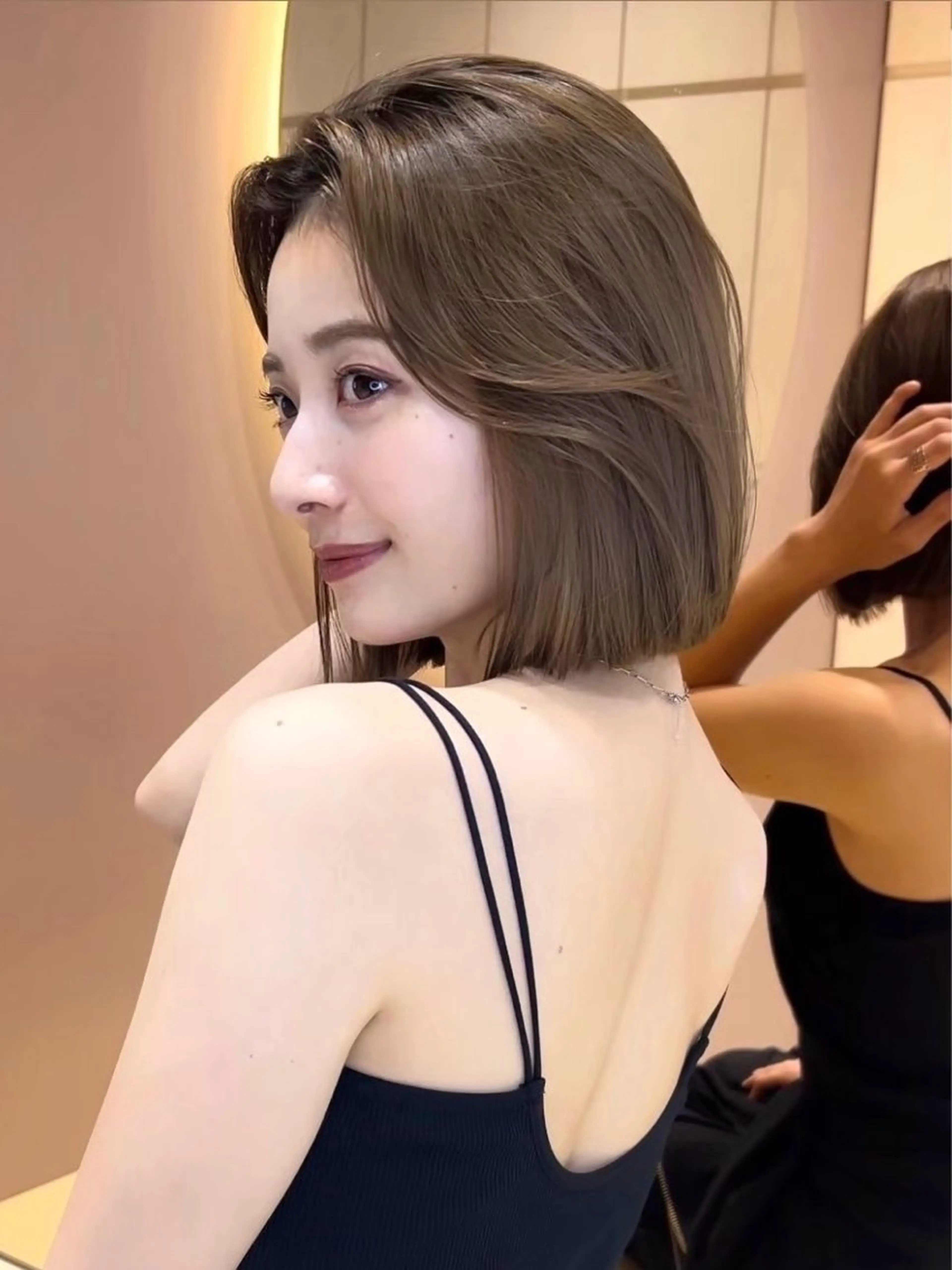 ショート 大宮レイヤーカット ハッシュ　柏崎颯刀のヘアスタイル