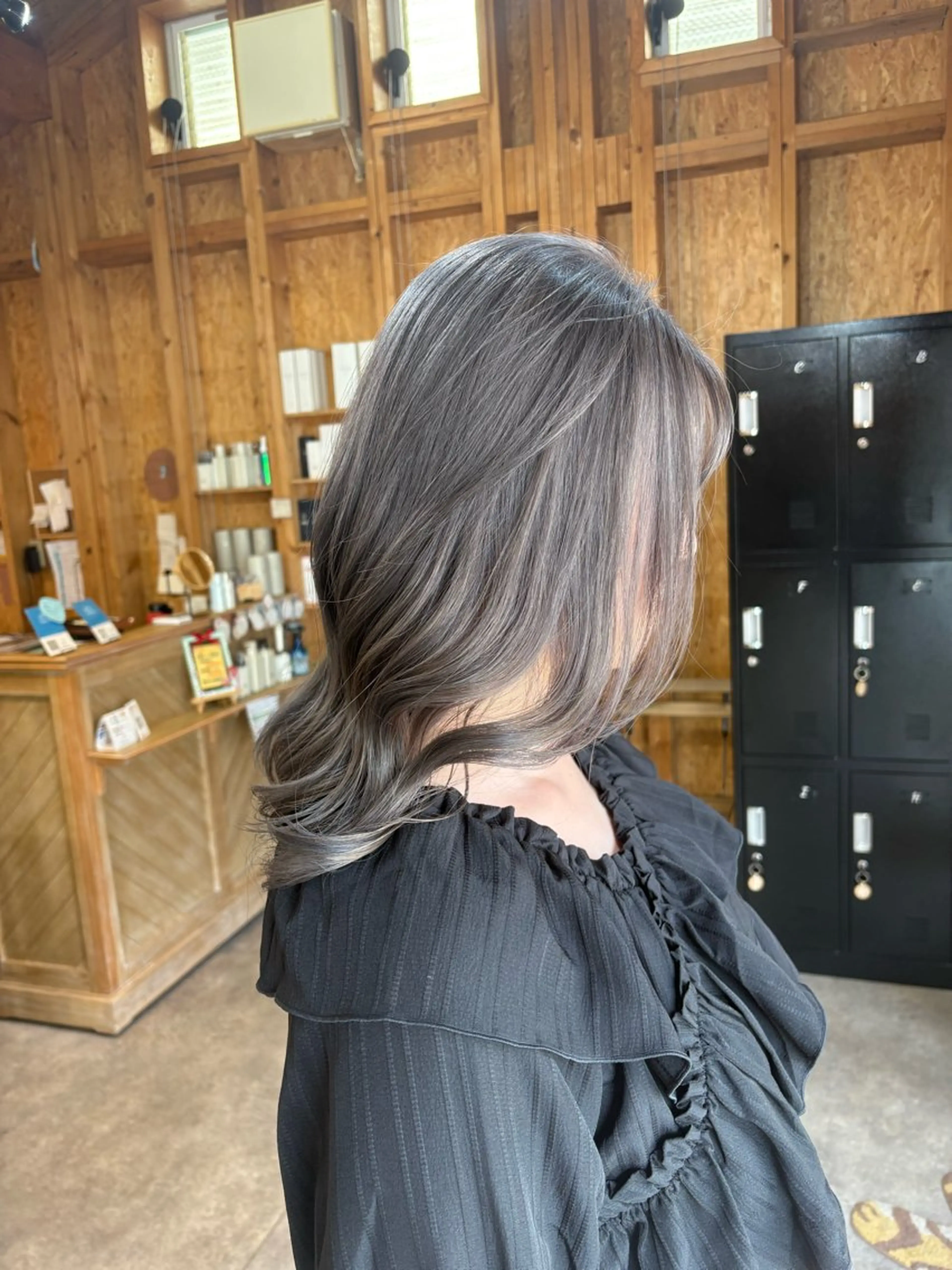 カラー ヘアカラー トリートメント まろみ暖色×ボブ ×chia🕯のヘアスタイル