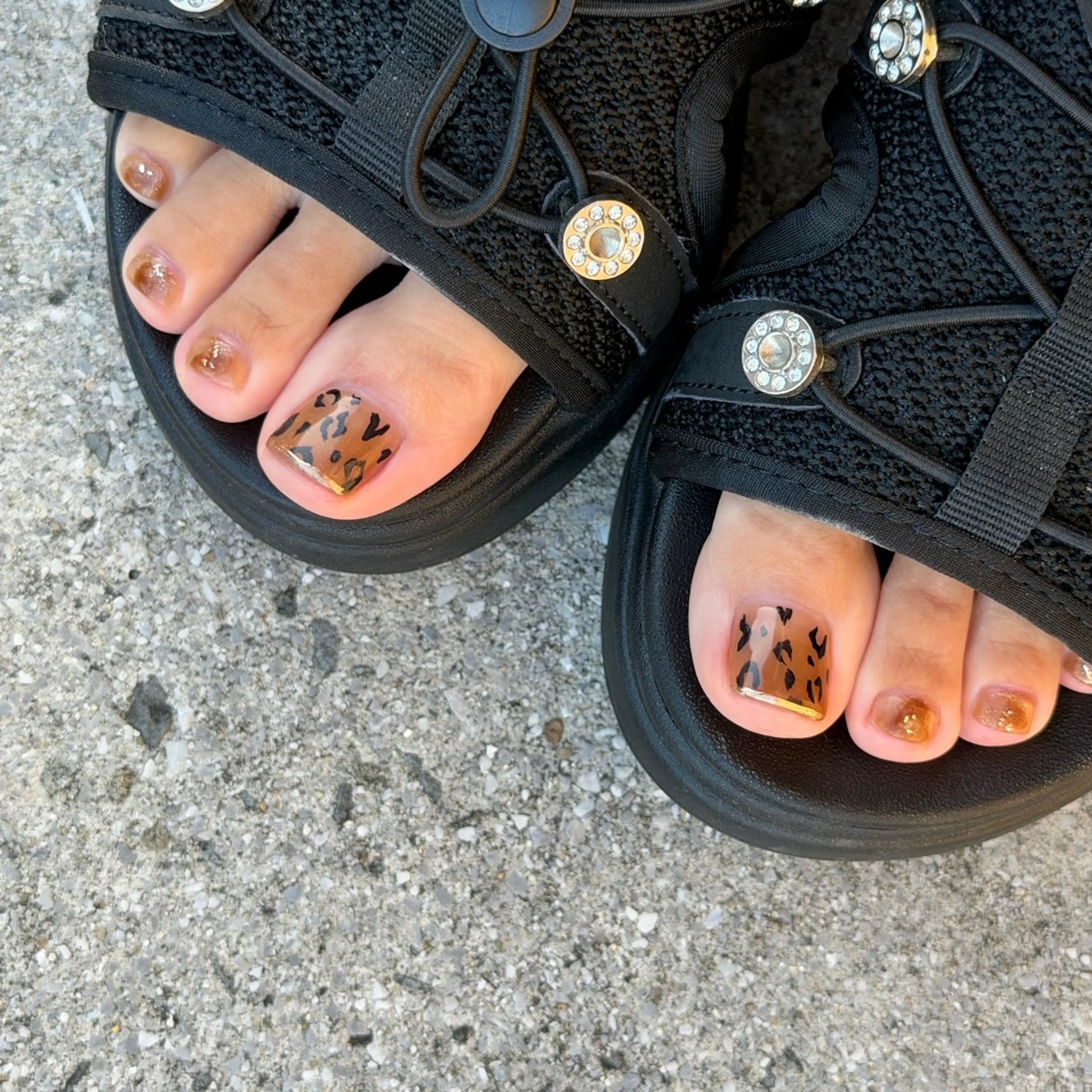 ネイル フットネイル フットネイル soleil所属・舞鶴 奈々美のネイルデザイン