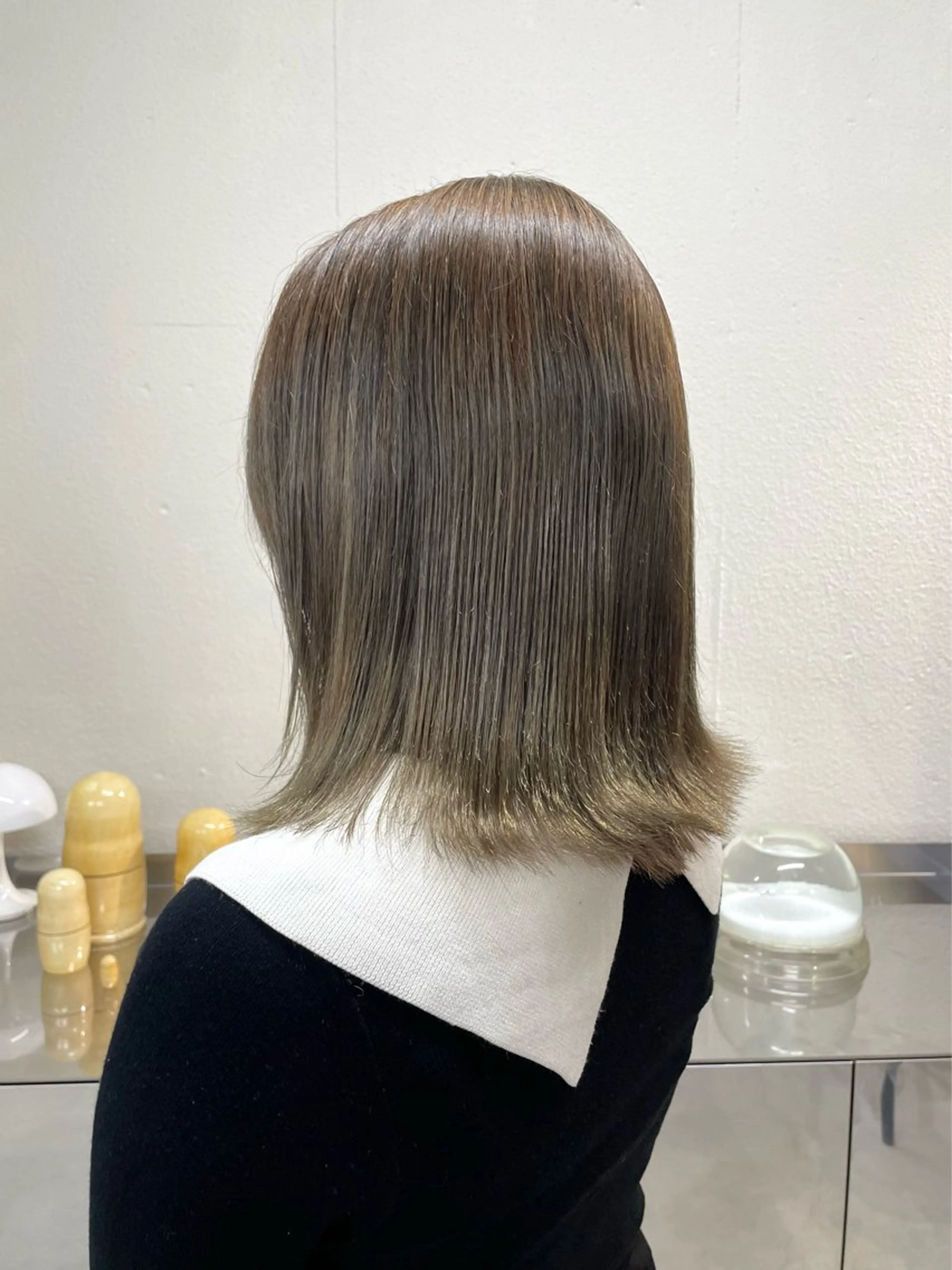 ミディアム カラー mana/ハイトーン /ヘアセット🎀のヘアスタイル