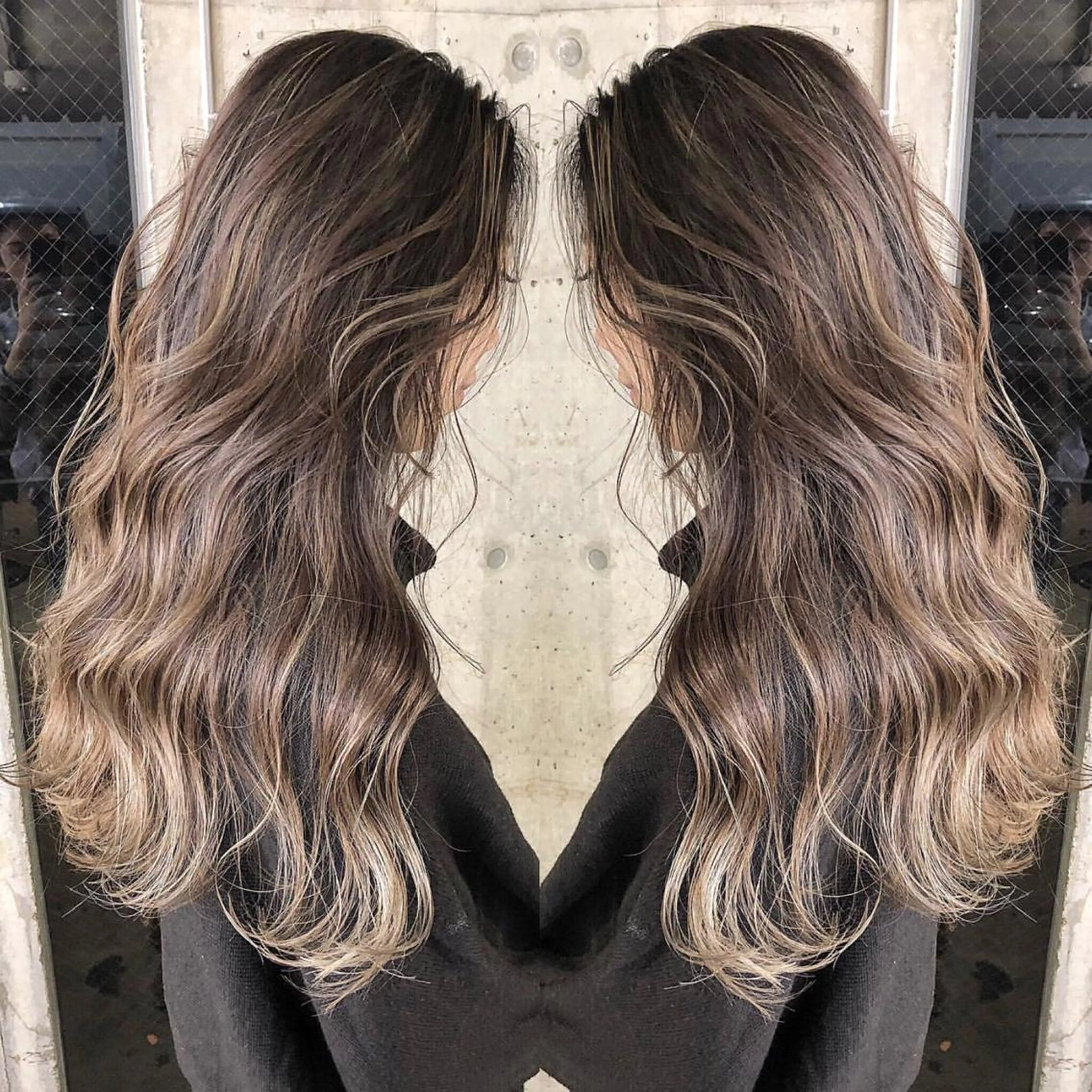 バレイヤージュ➕フルカラー➕超音波アイロントリートメント付き❣️ 渋谷駅徒歩7分/渋谷/表参道/原宿/明治神宮前の写真