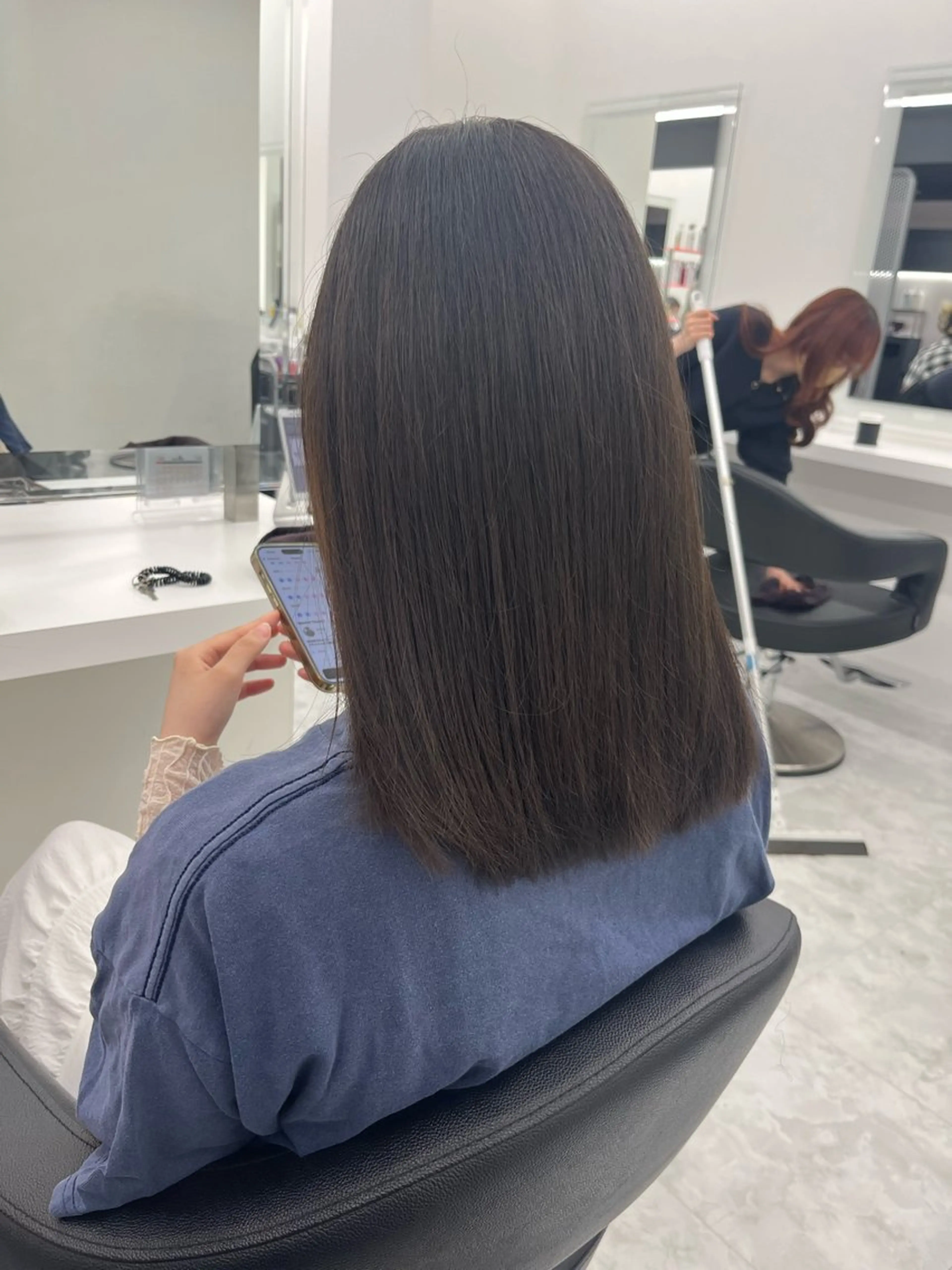 セミロング カラー ブラウンカラー ナチュラルブラウン ヘアカラー トリートメント 💖トレンド春夏 カラー💖FUTAのヘアスタイル