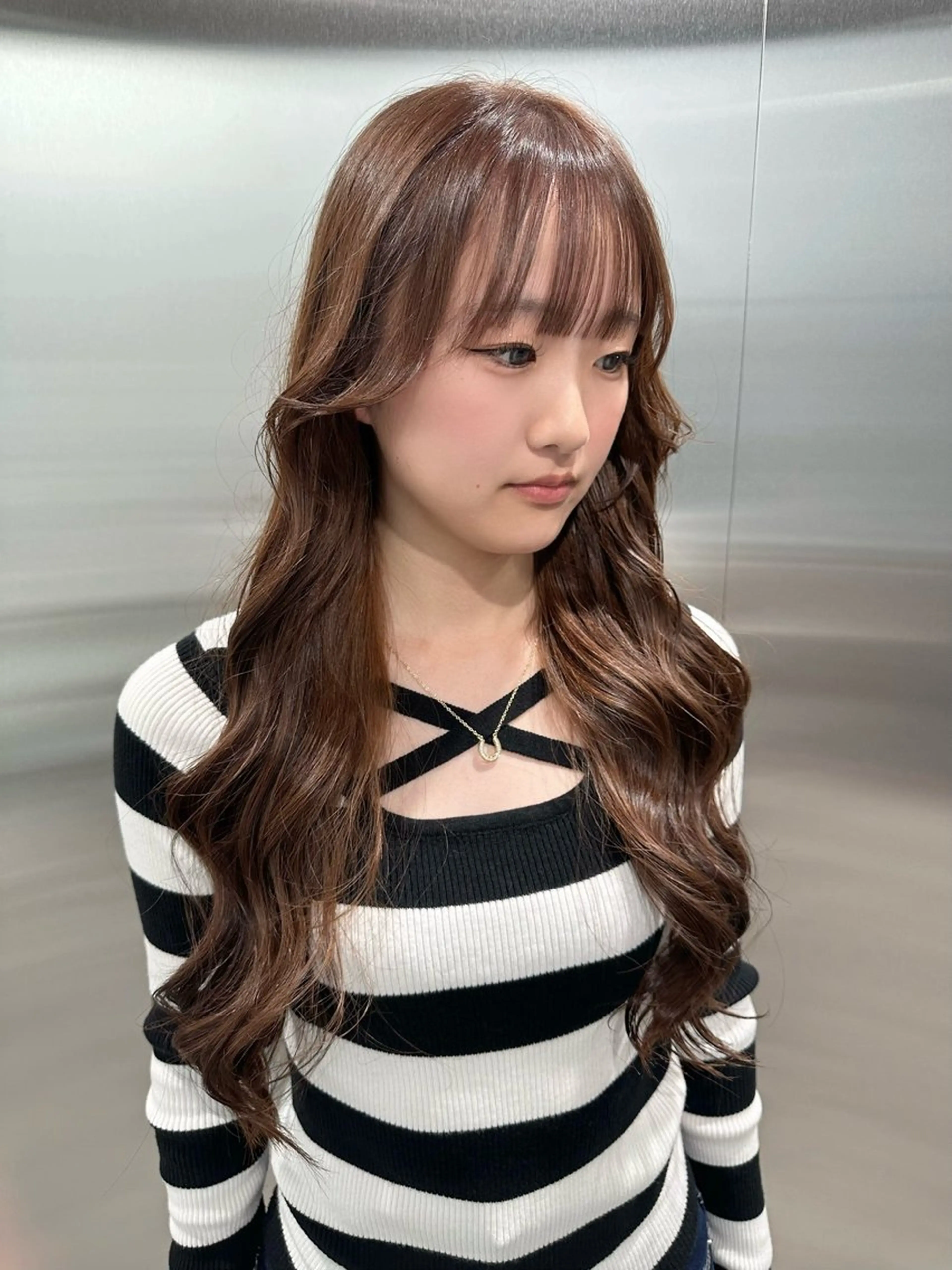 ブリーチなしダブルカラーの写真