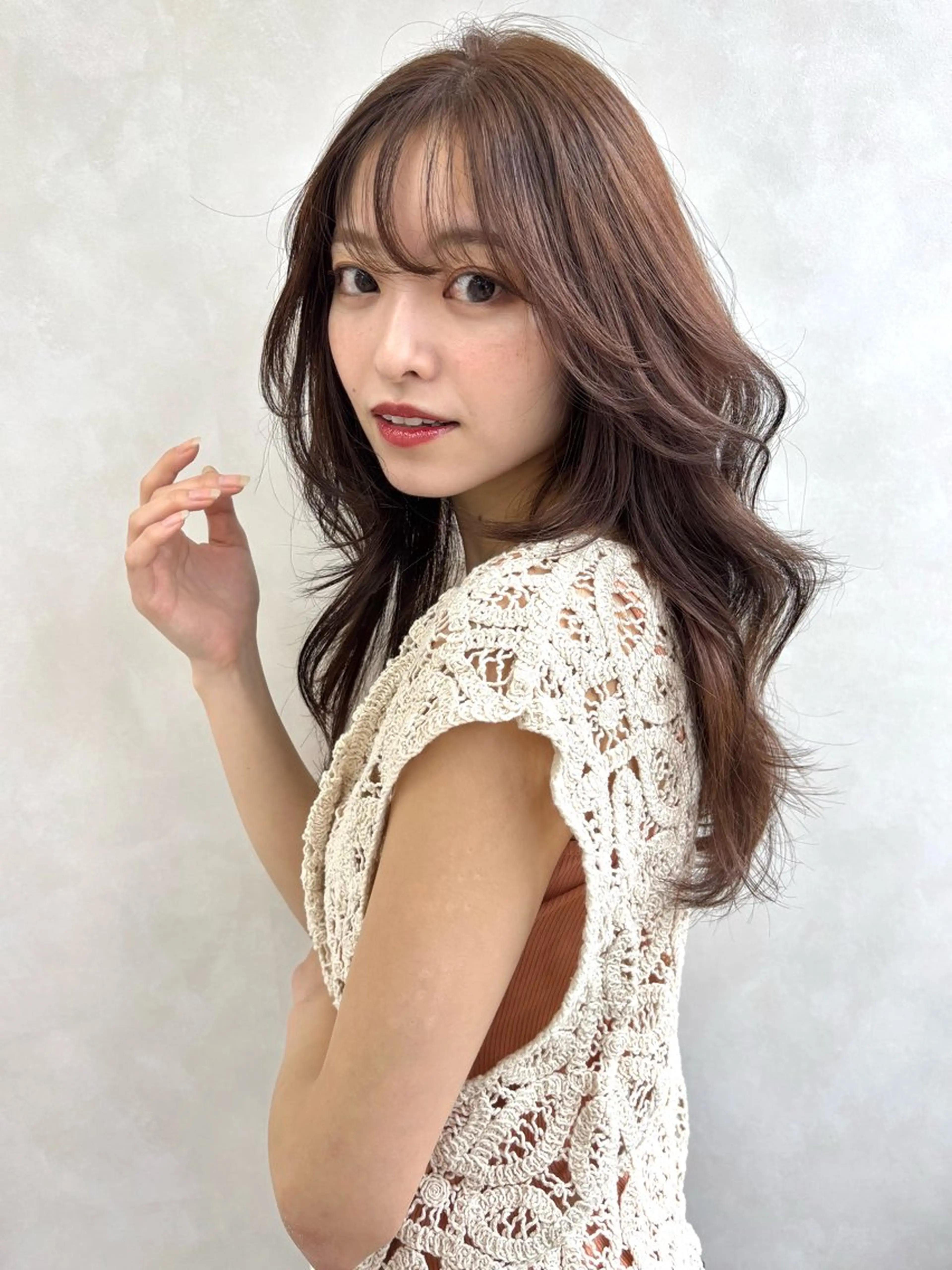 ロング カラー ヘアカラー トリートメント レイヤー/透明感 カラー💘akariのヘアスタイル