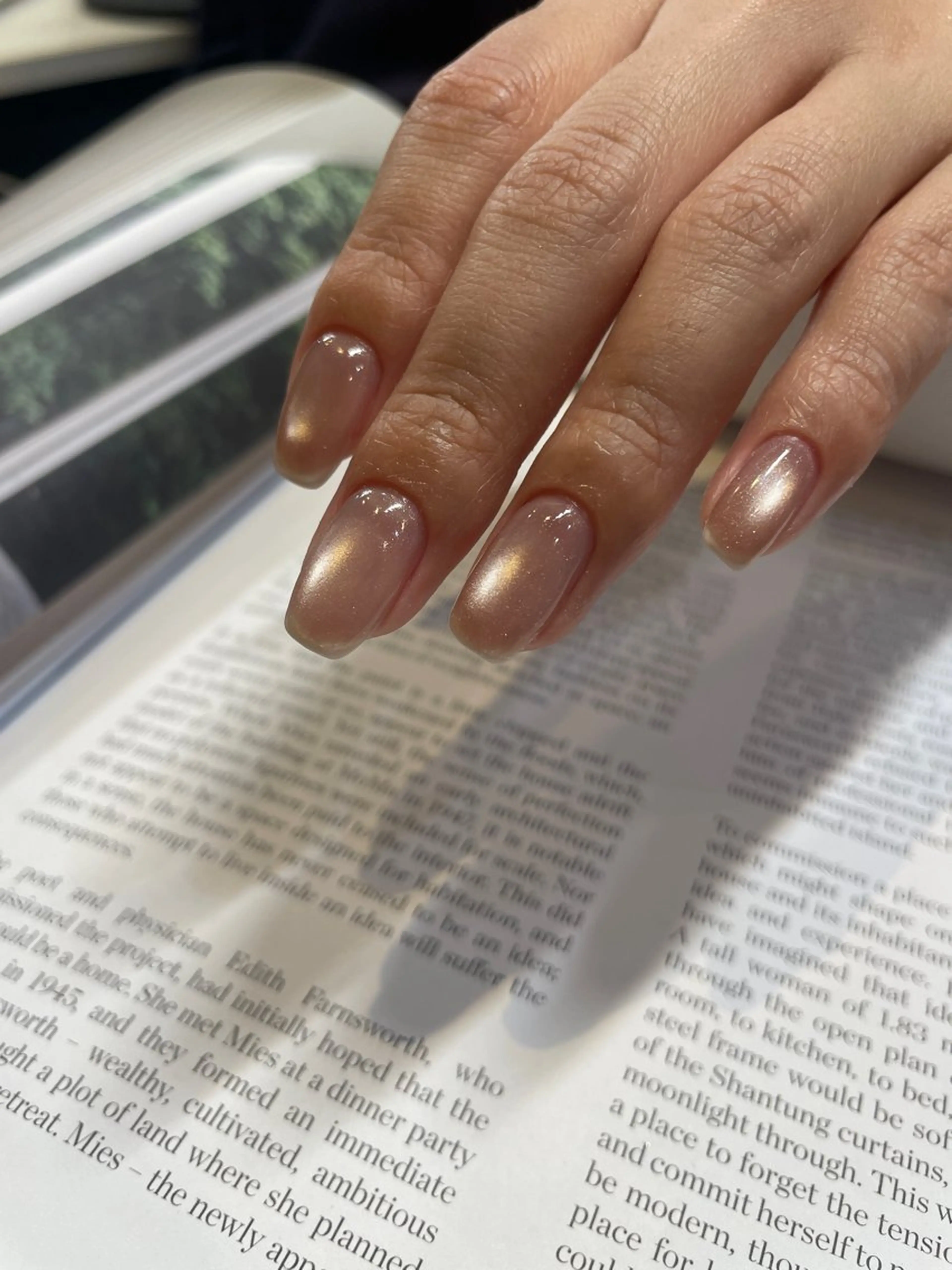 ネイル ハンドネイル 大人ワンホン キラキラ／Ayanoのネイルデザイン