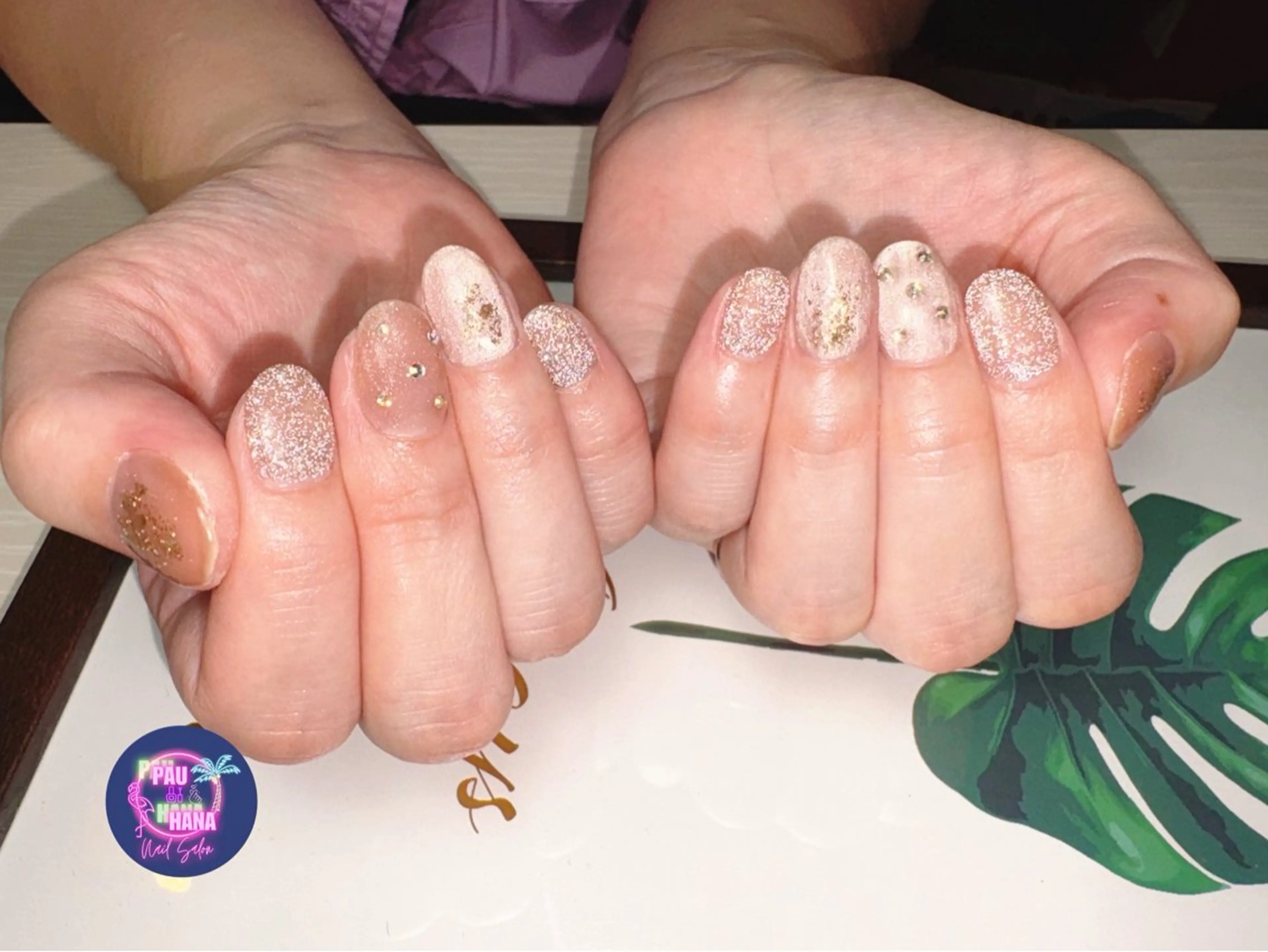 ネイル フラッシュネイル マグネットネイル 福田 志織のネイルデザイン