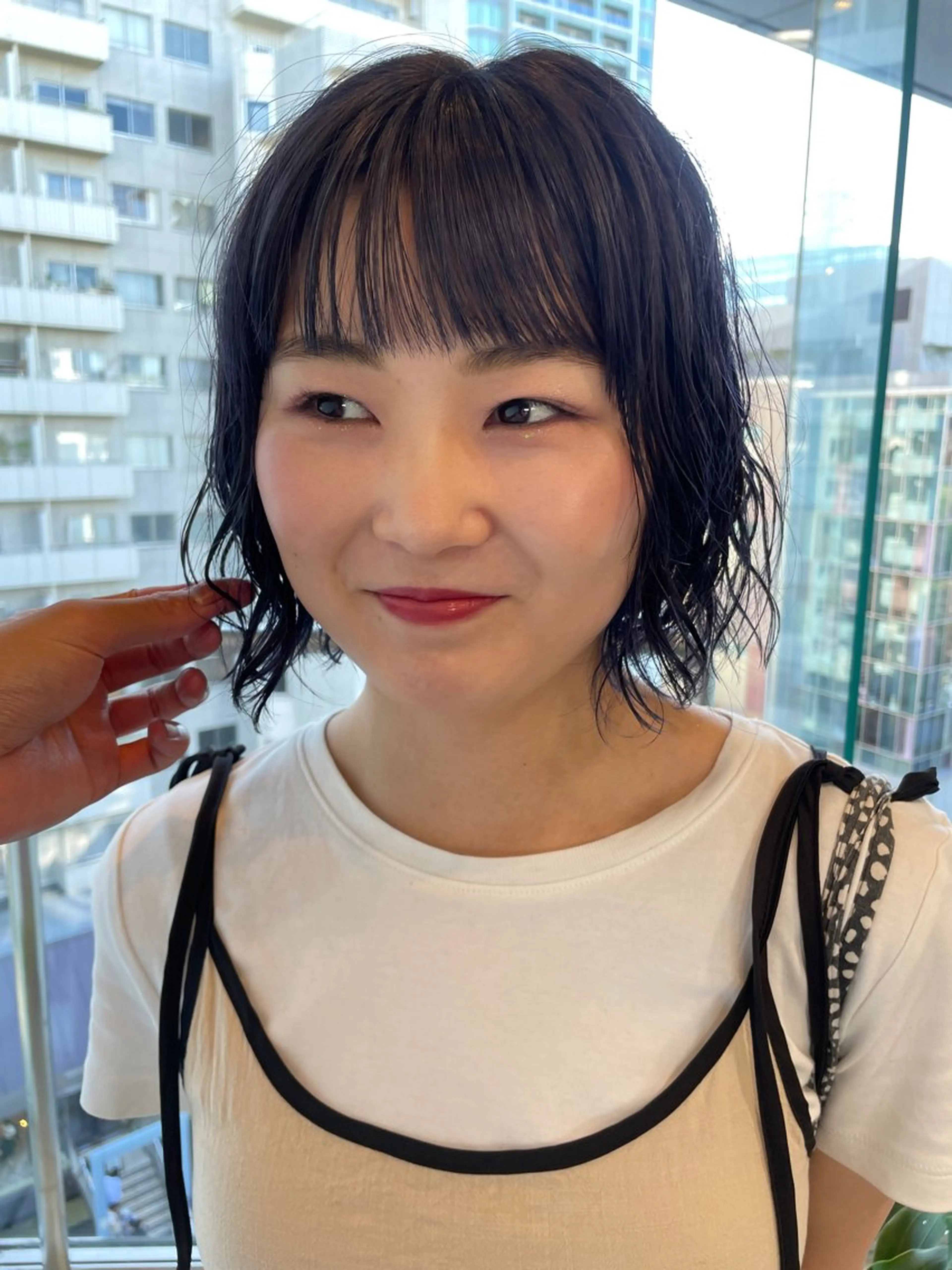 ショート カラー パーマ ボブ カット ヘアカラー パーマ トリートメント レイヤー／似合わせ TAKUYAのヘアスタイル