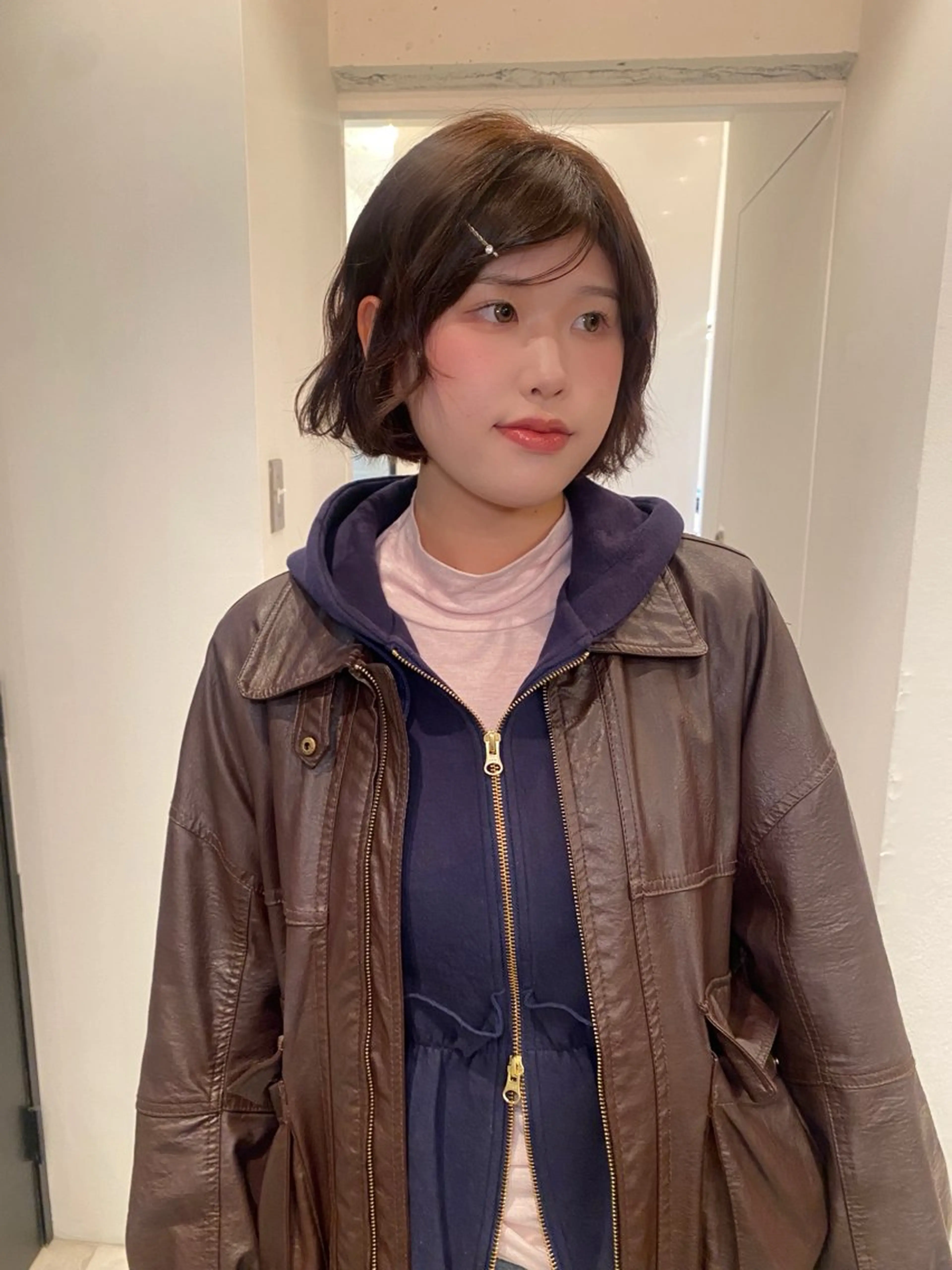 ショート カラー riria/ボブ /透明感カラー🎀のヘアスタイル