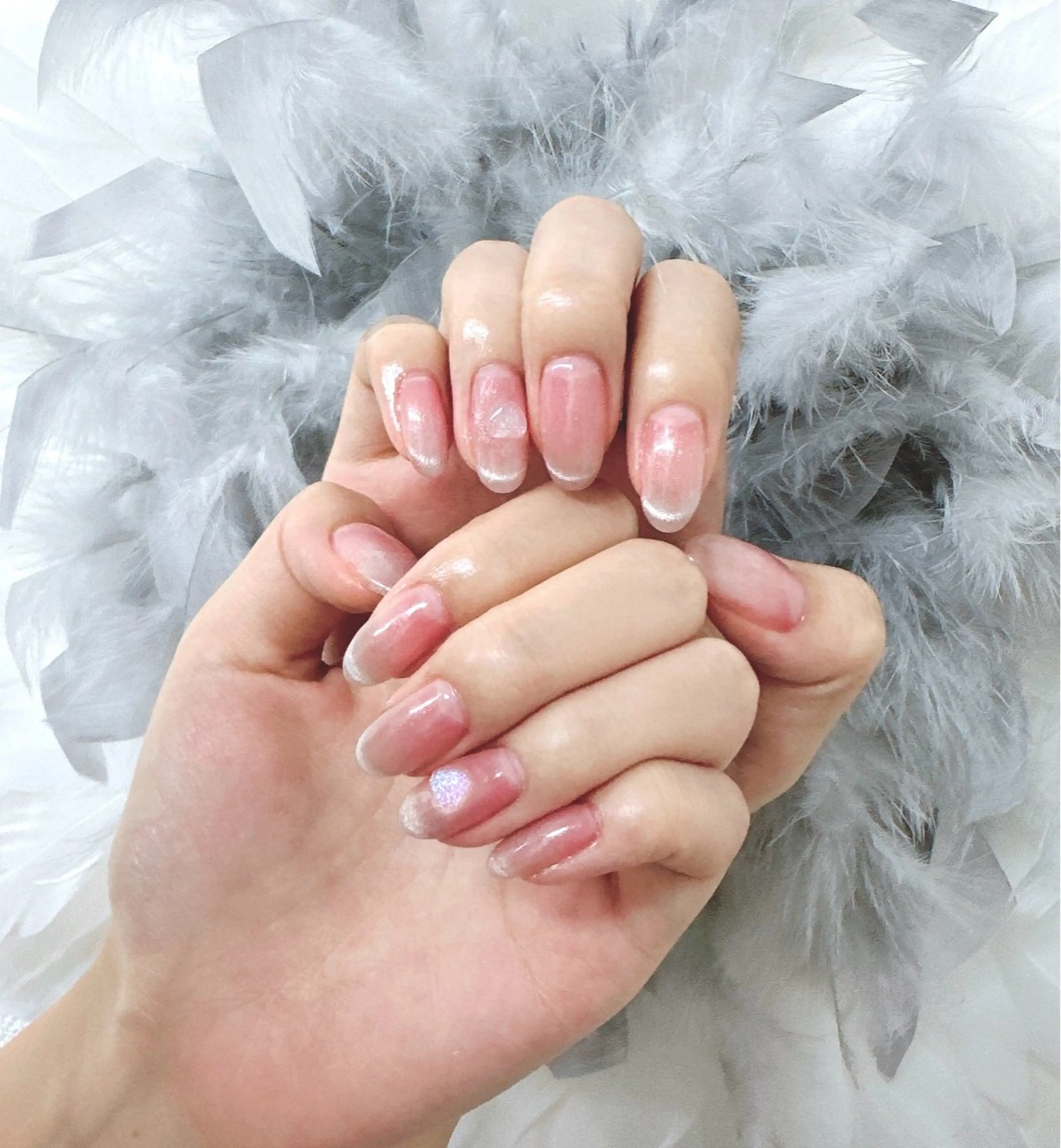 ネイル フレンチネイル グラデーション マグネットネイル ハンドネイル Pretty Nail Salonのネイルデザイン