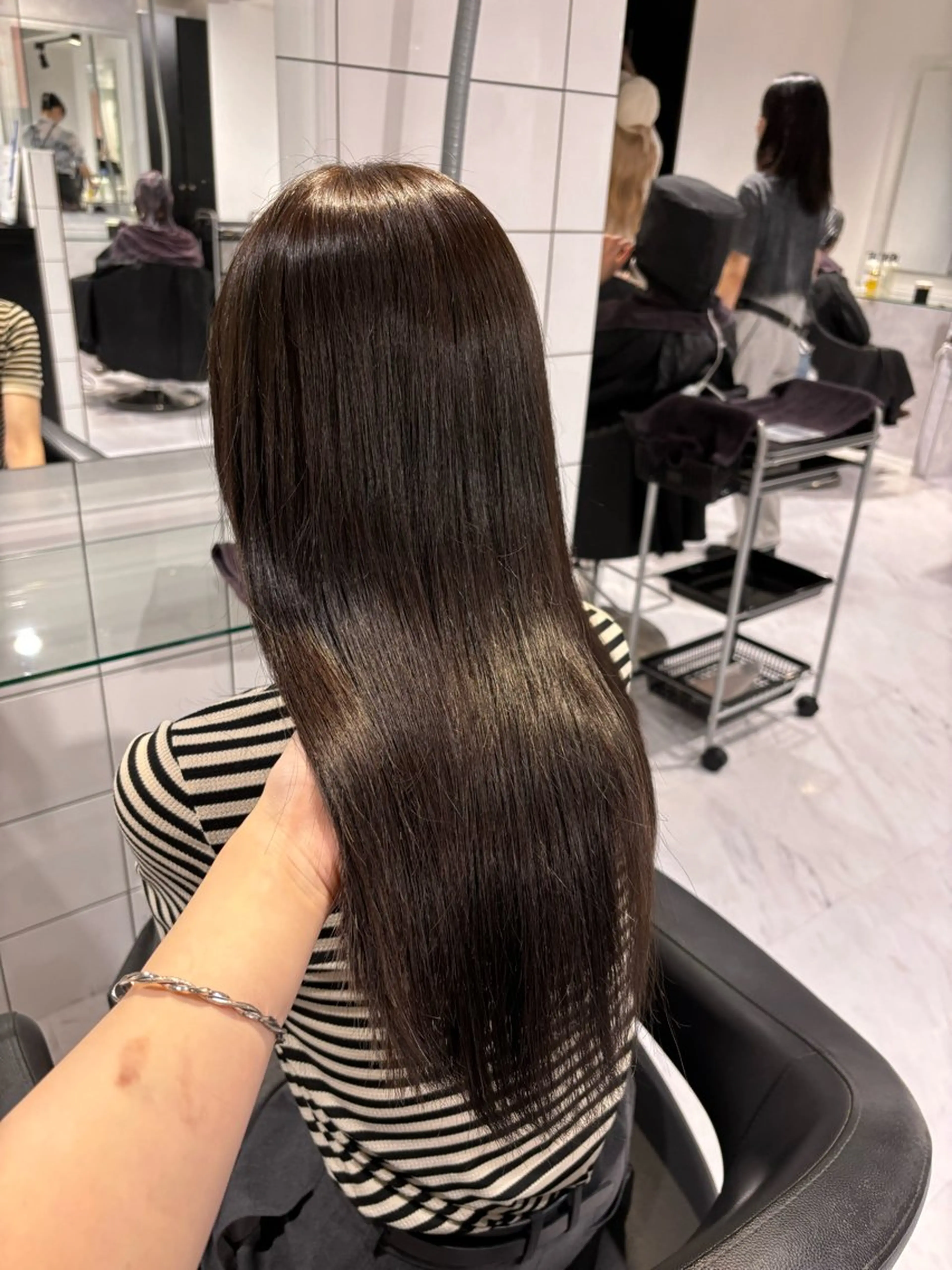 ロング カラー 表参道♡暗髪♡ 艶カラー♡アユミのヘアスタイル