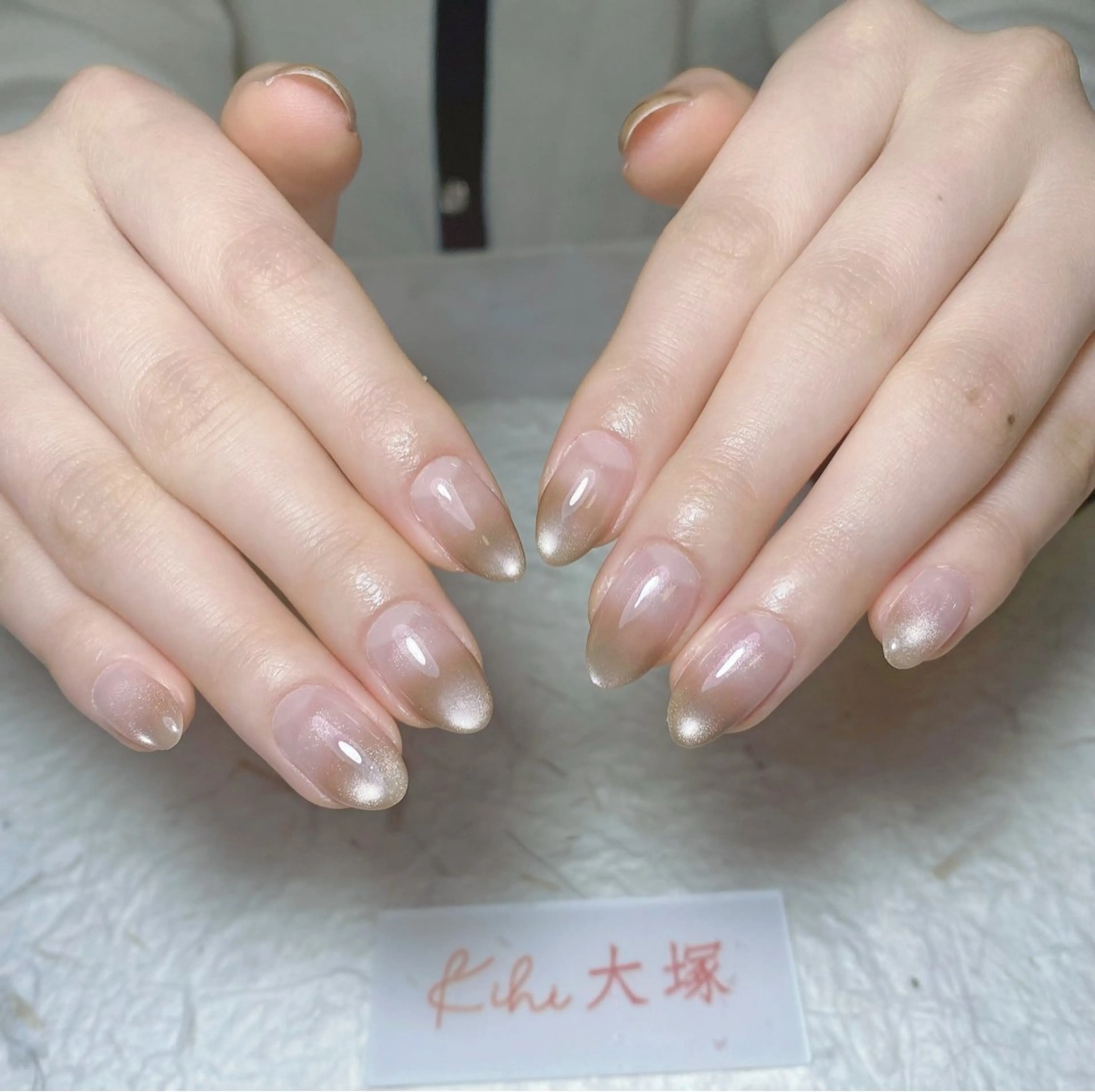 ネイル アートネイル フレンチネイル ジェルネイル グラデーション 韓国ネイル Nail Salon kihi大塚店のネイルデザイン