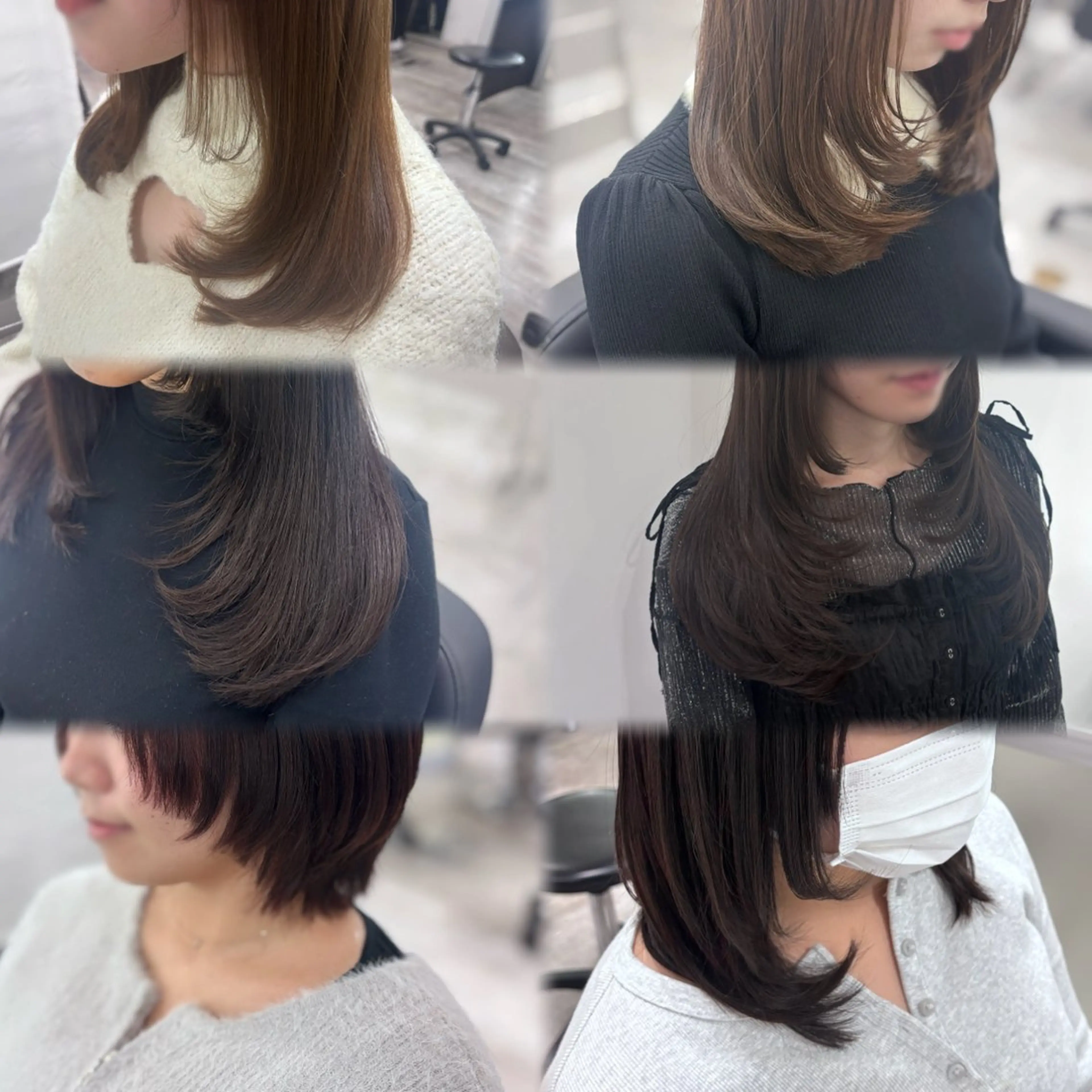 ロング レイヤーカット 🩷🎀モデル募集 きらら🎀🩷のヘアスタイル