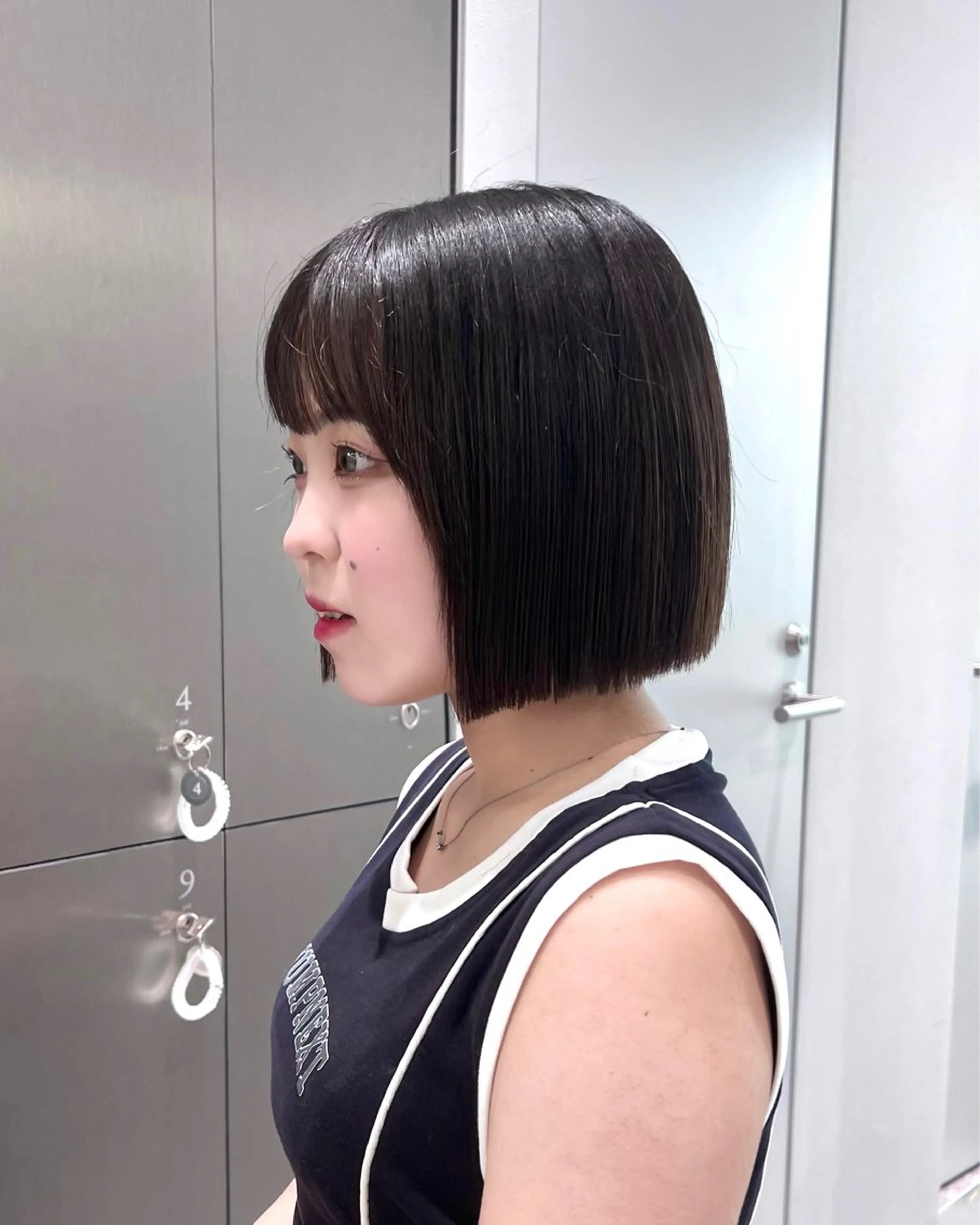 ショート カラー ヘアアレンジ カット ヘアカラー トリートメント ヘッドスパ ヘアセット 縮毛矯正🤍 盛れるボブ/ひかりのヘアスタイル