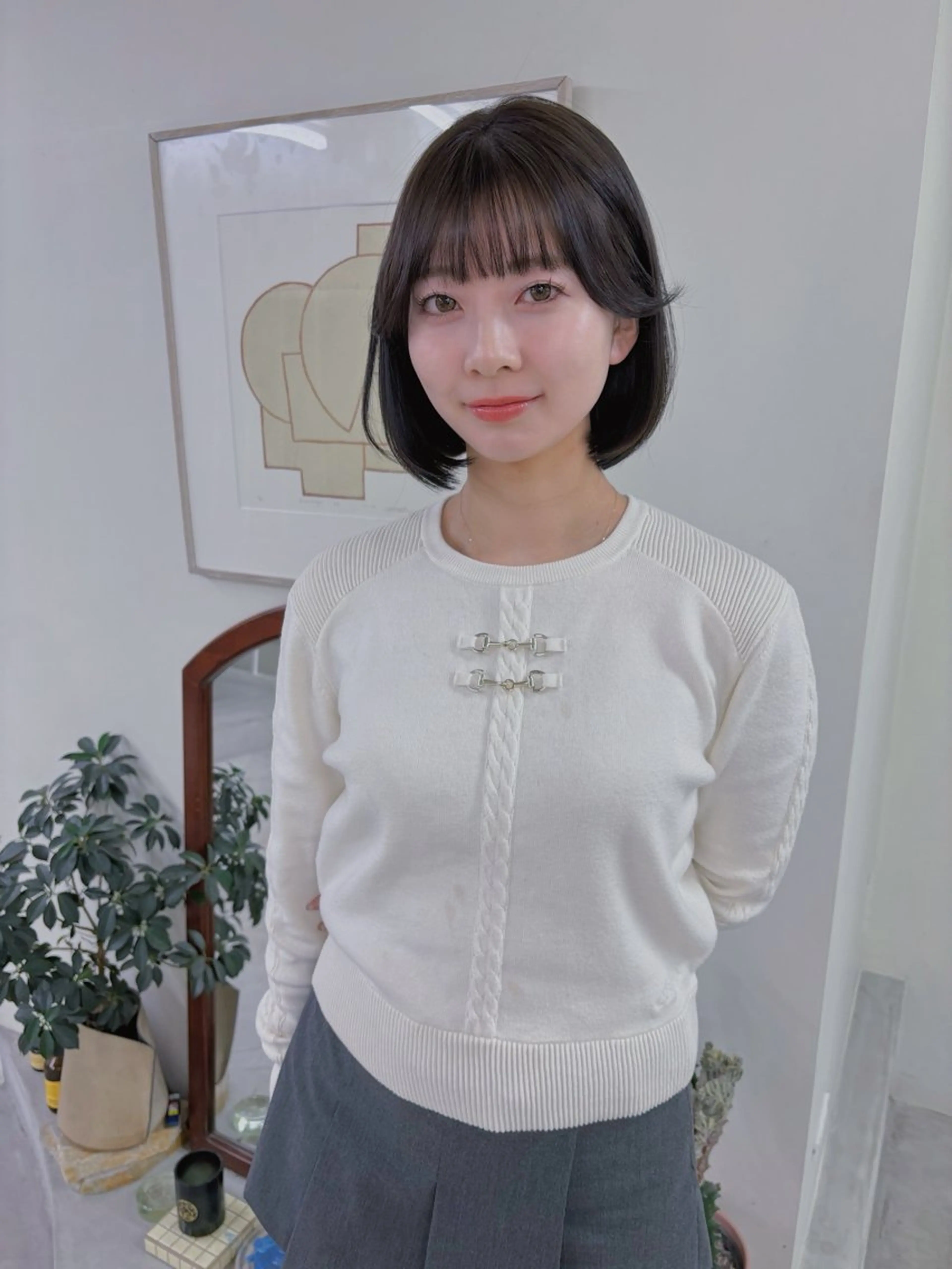 ショート ボブ ニイ/栄/ カラーリスト/ロングのヘアスタイル