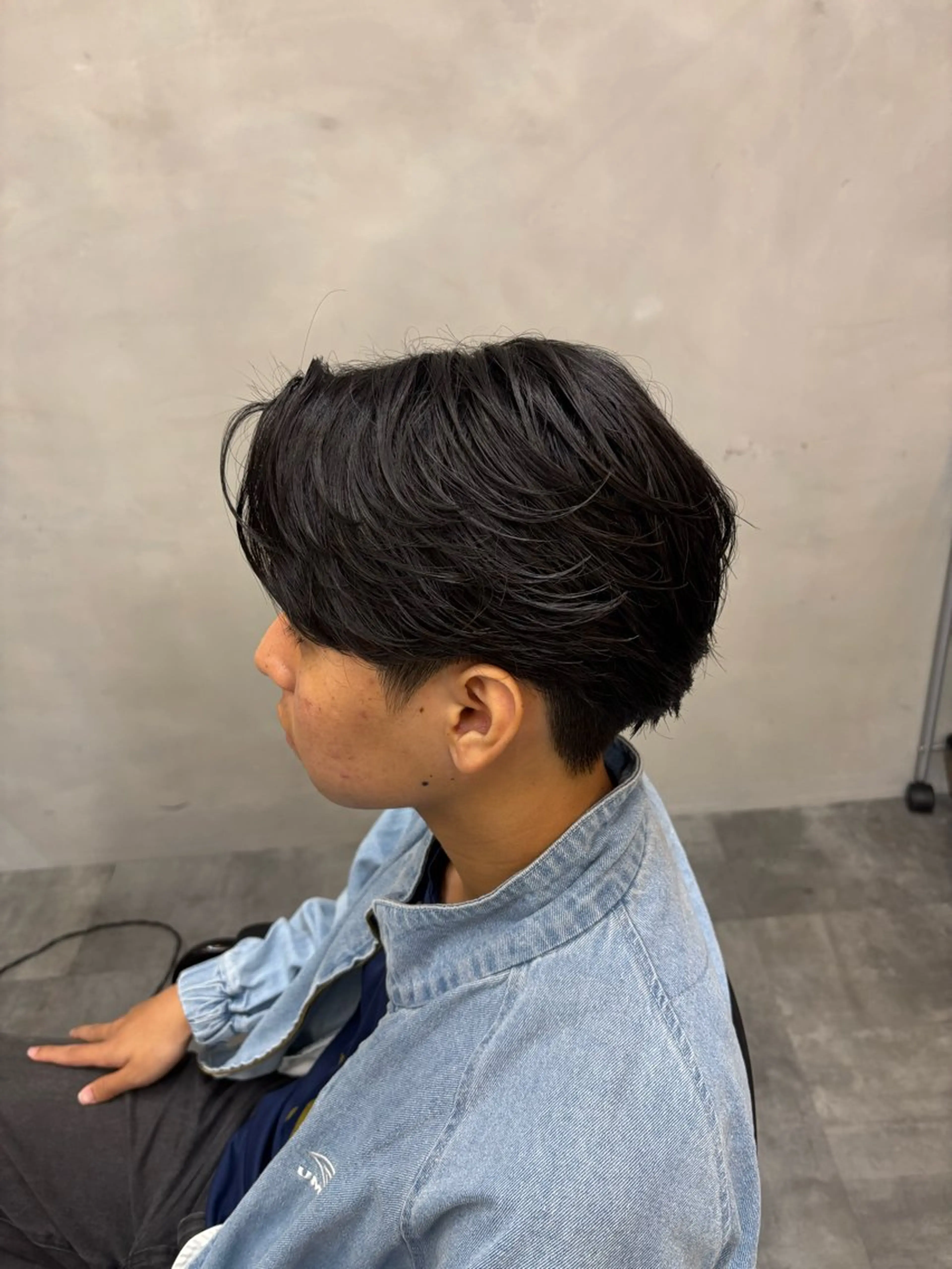 ショート メンズ カット パーマ 鹿児島 TSUBASAのヘアスタイル
