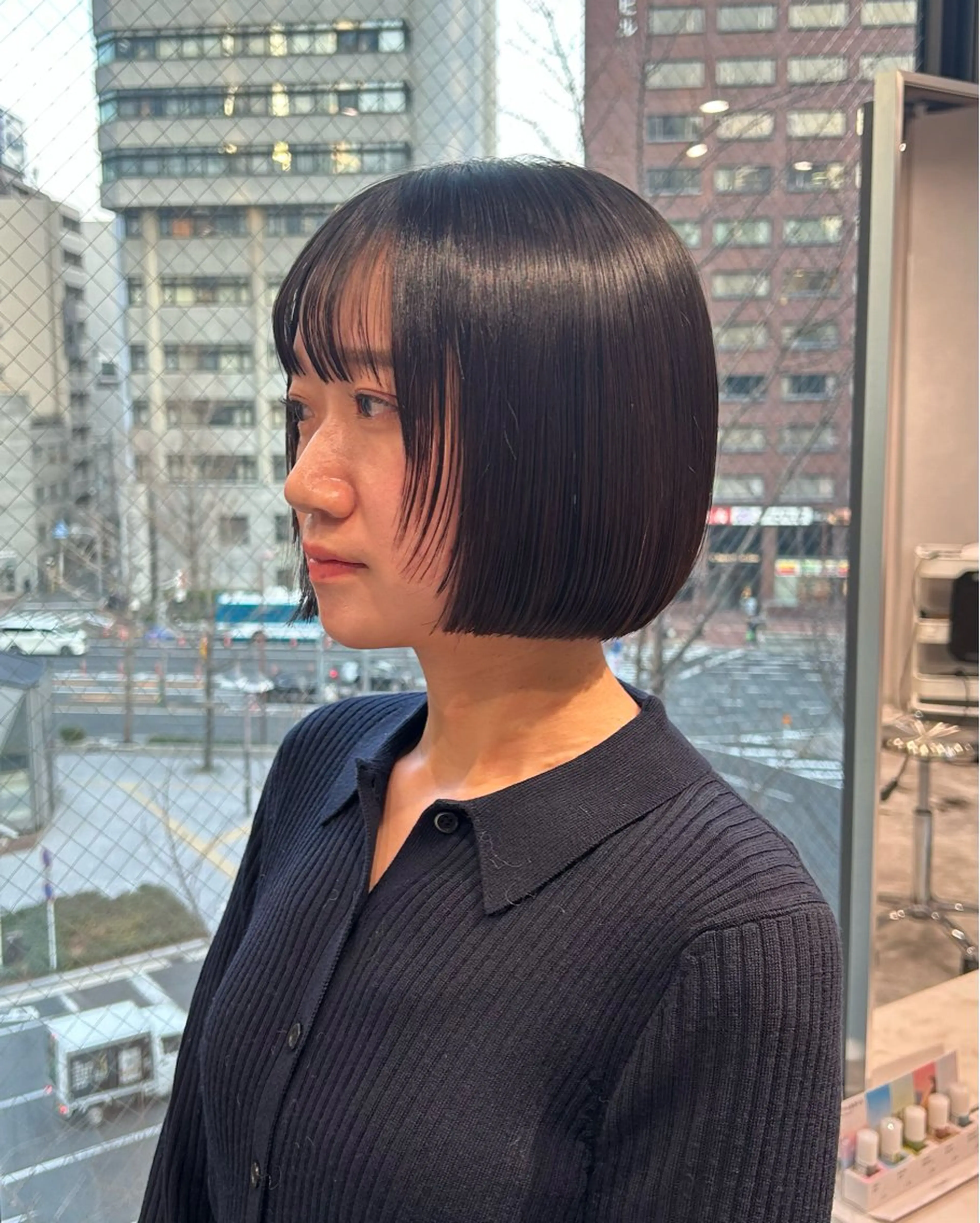 ショート ボブ レイヤーカット 寺川留以 /カットモデル募集中のヘアスタイル